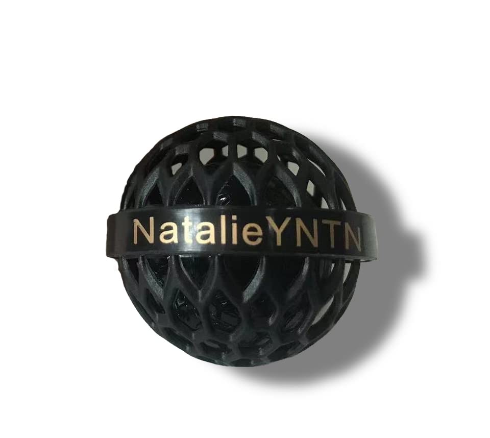 NatalieYNTN Reusable Purse Cleaning Ball - Lint & Dust Remover for Handbags, Tote Bags, Backpacks - Sticky Lint Roller Alternative for Crumbs, Dirt & Pet Hair - Perfect for Home, Office & Travel (Black)