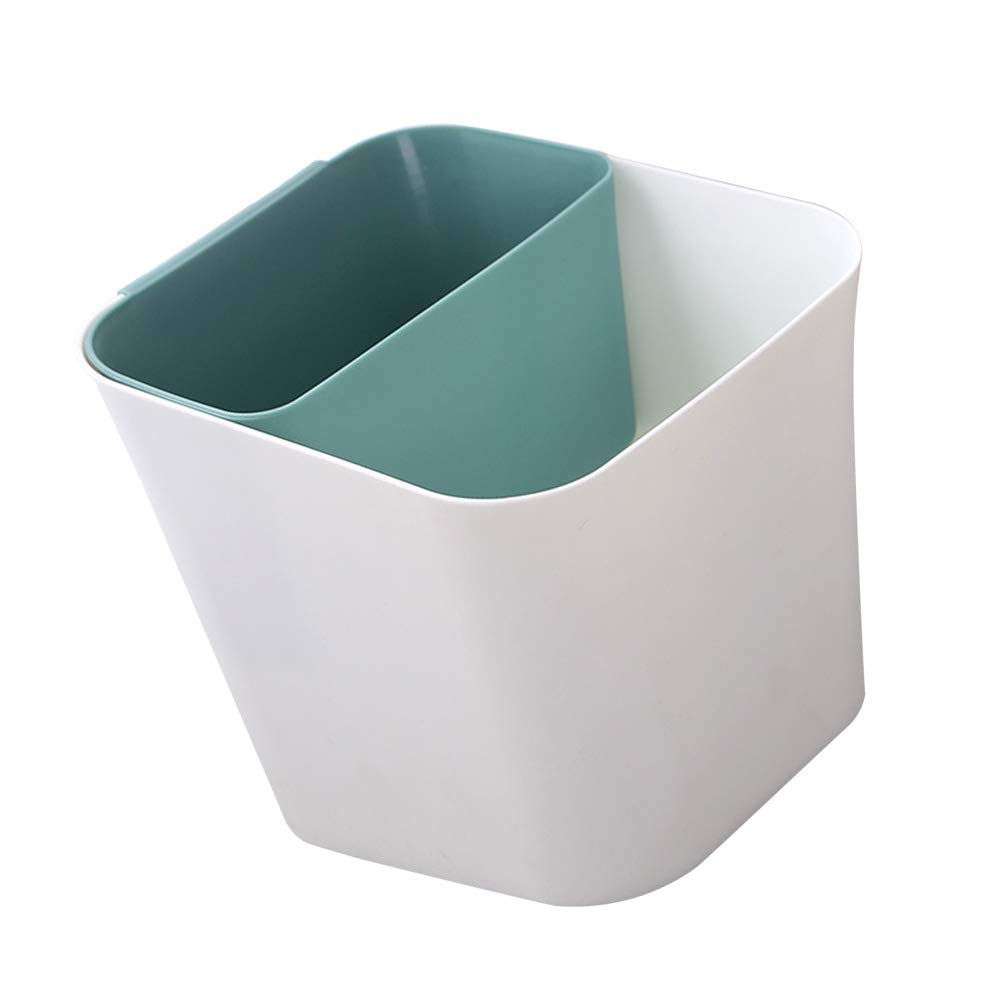 Eco-Friendly Green Waste Bin - Stylish Trash Can for Home, Office & Kitchen | Durable Garbage Pail with Lid, Perfect for Recycling, Bathroom & Household Waste Disposal