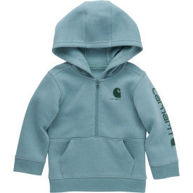 Patina Infant & Toddler Long Sleeve 1/2 Zip Sweatshirt - Soft Cotton Pullover for Babies & Kids - Perfect for Playdates, Daycare & Outdoor Adventures