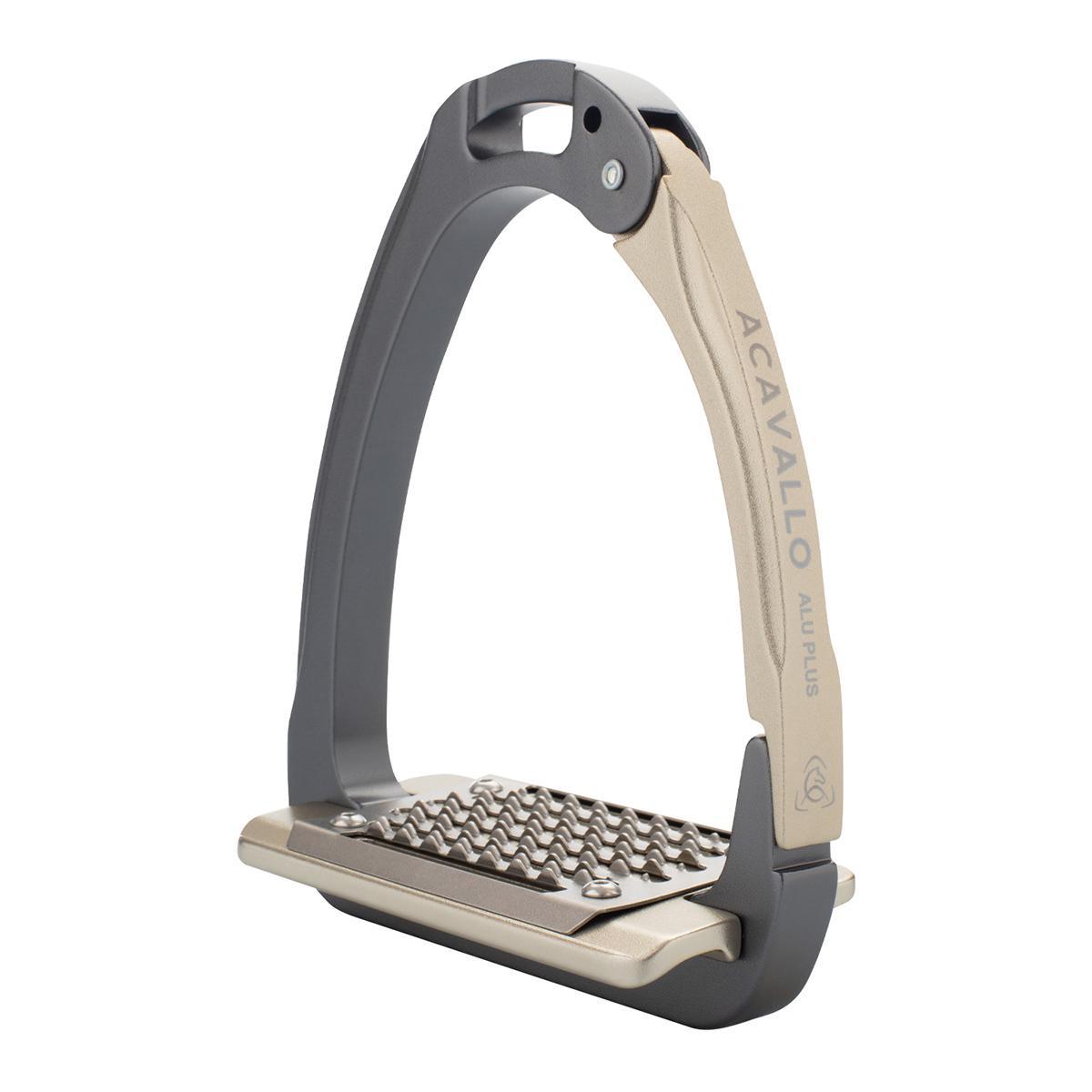 Acavallo Arena Aluplus Aluminum Stirrups 2.0 - Lightweight & Durable Equestrian Stirrups for Horse Riding, Jumping & Dressage