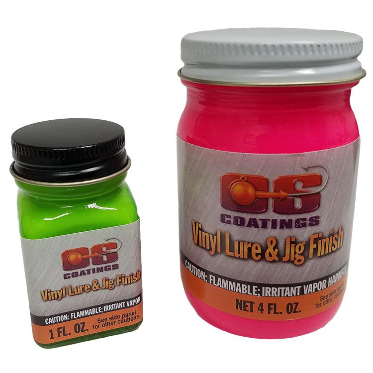 Premium CS Coatings Vinyl Lure & Jig Finish - Durable Fishing Bait Coating for Bass, Trout & Saltwater Fishing | Perfect for DIY Lure Making & Tackle Repair