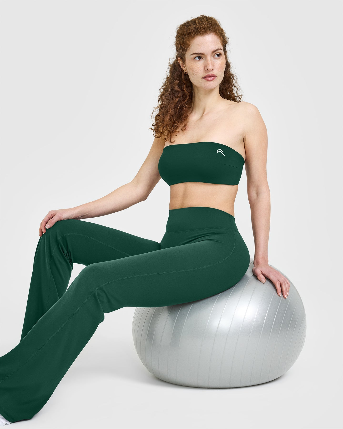 Unified Micro Bandeau Bralette - Seamless Wireless Comfort Bra in Racing Green | Yoga, Lounge & Everyday Wear