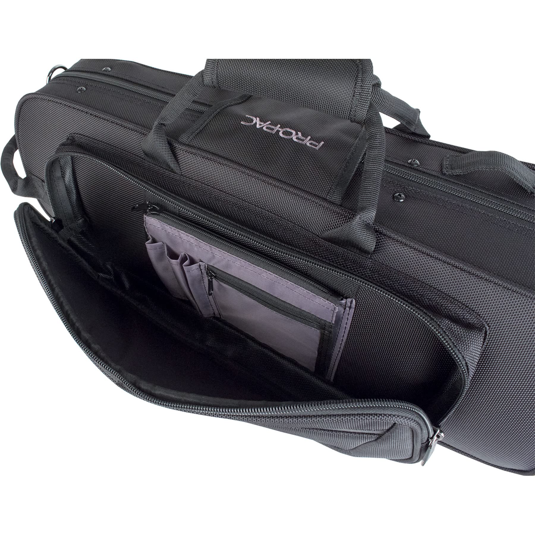 Protec Trumpet Contoured PRO PAC Case - Durable Black Instrument Case Model PB301CT for Professional Musicians & Students - Perfect for Travel, School & Performances