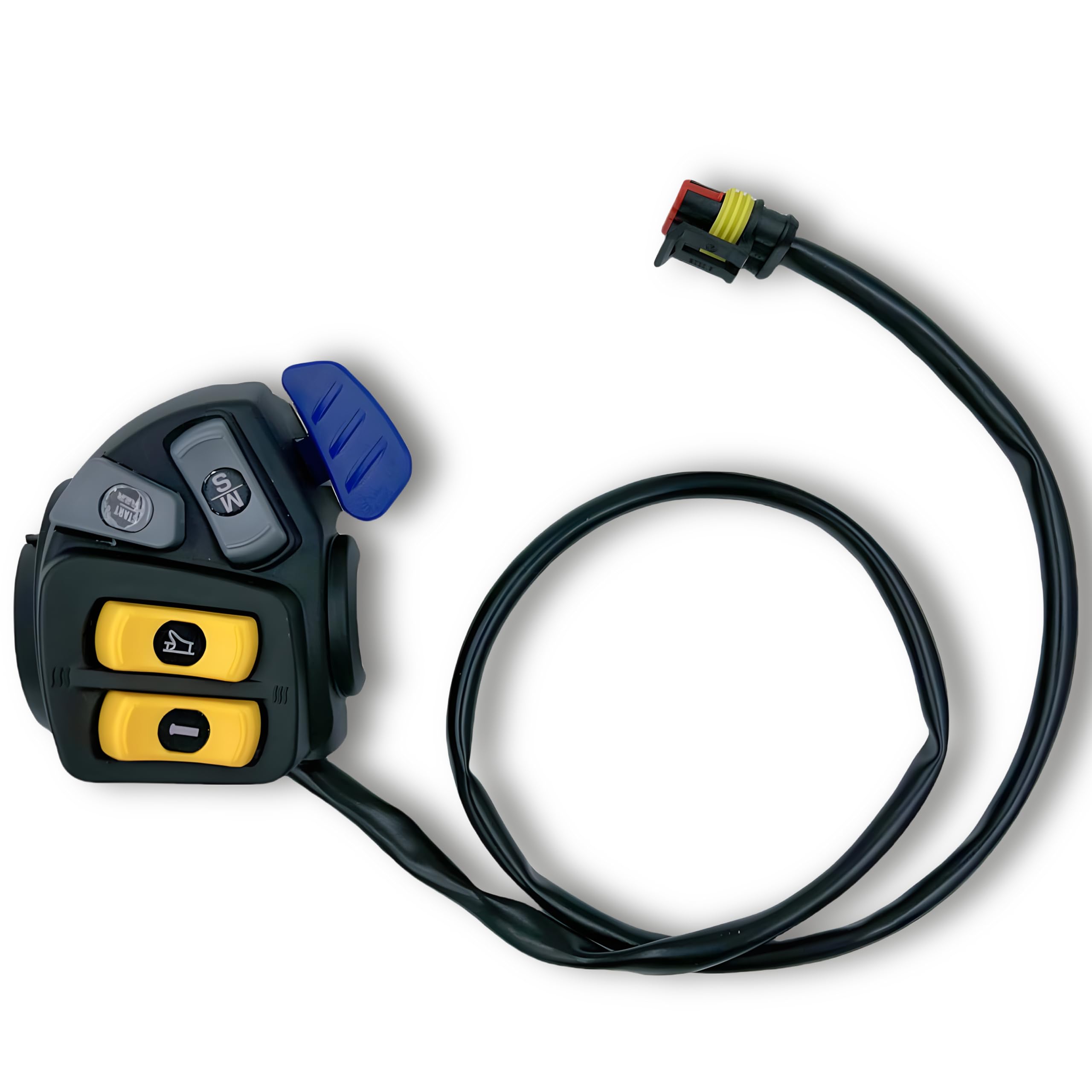 Ski-Doo Left Hand Housing Switch Replacement - Compatible with GSX, Renegade, MXZ, Summit, Expedition & Grand Touring Models (Part #515177509) - Handlebar Control Switch for Light & Warmer Functions - Ideal for Snowmobile Maintenance & Winter Riding