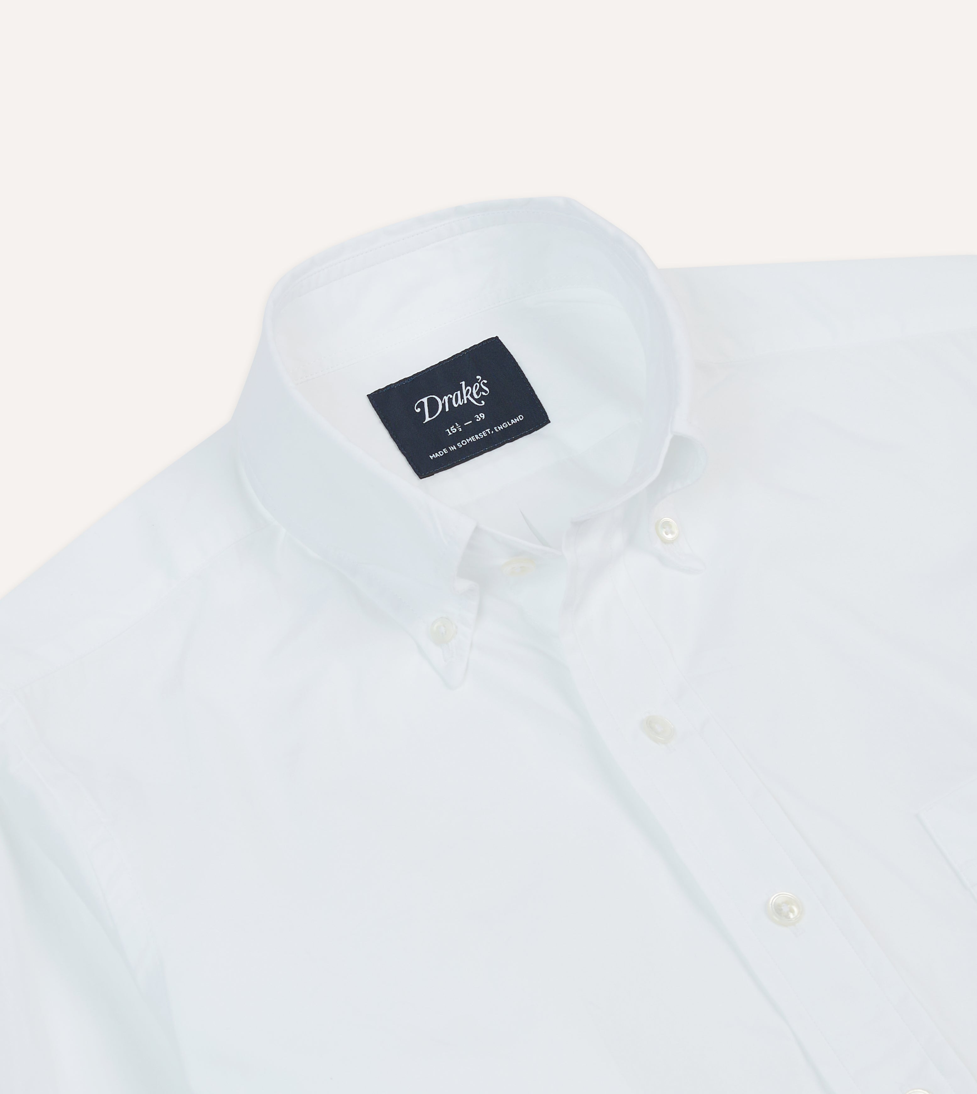 Premium White Cotton Pocket Poplin Button Down Shirt for Men - Classic Business Casual & Office Wear