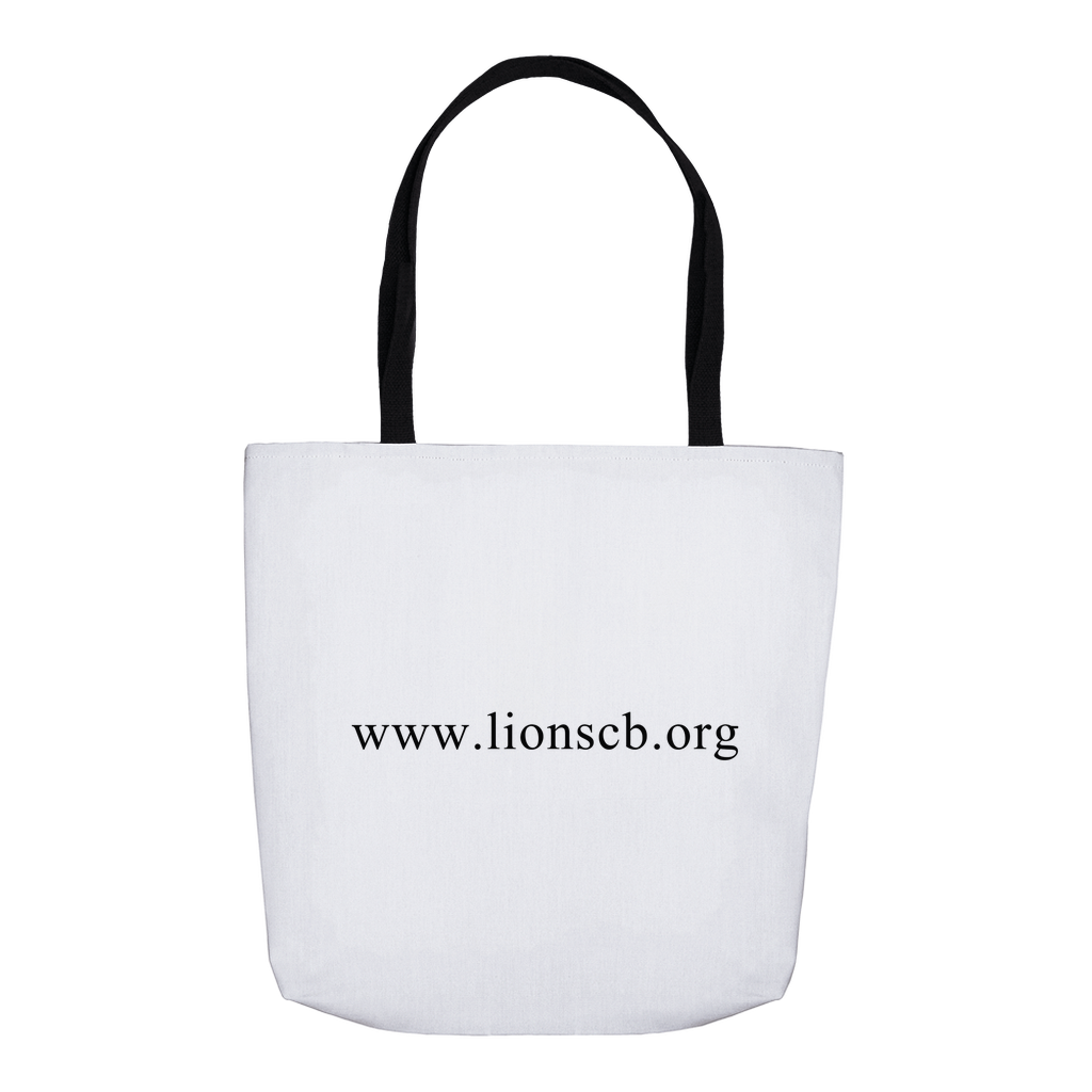 Lions Camp Badger Tote Bag - Durable Canvas Tote with Color Logo - Perfect for Shopping, Beach, Gym & Everyday Use