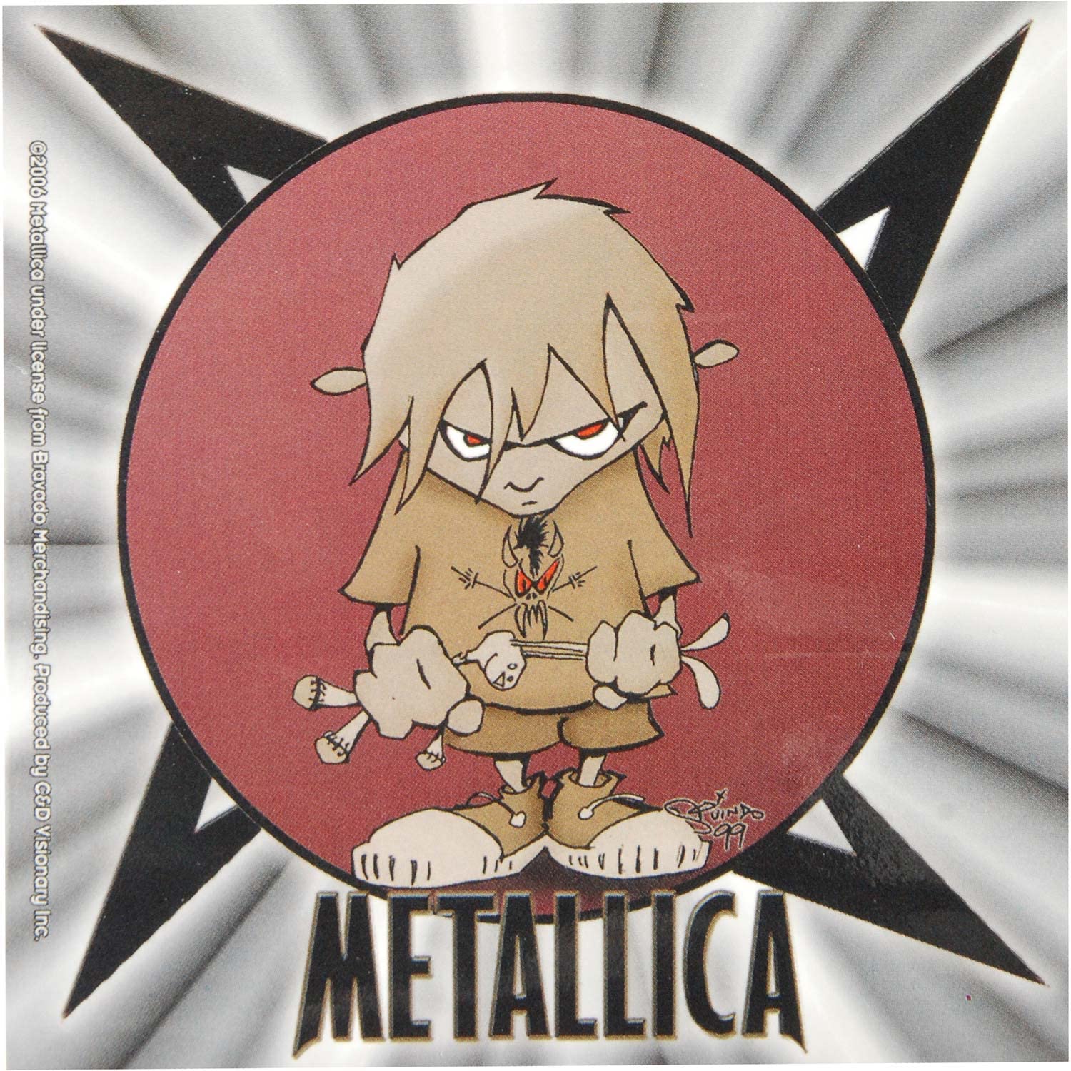Metallica Sticker - Premium Vinyl Decal for Laptops, Cars, and DIY Projects | Officially Licensed Band Merchandise