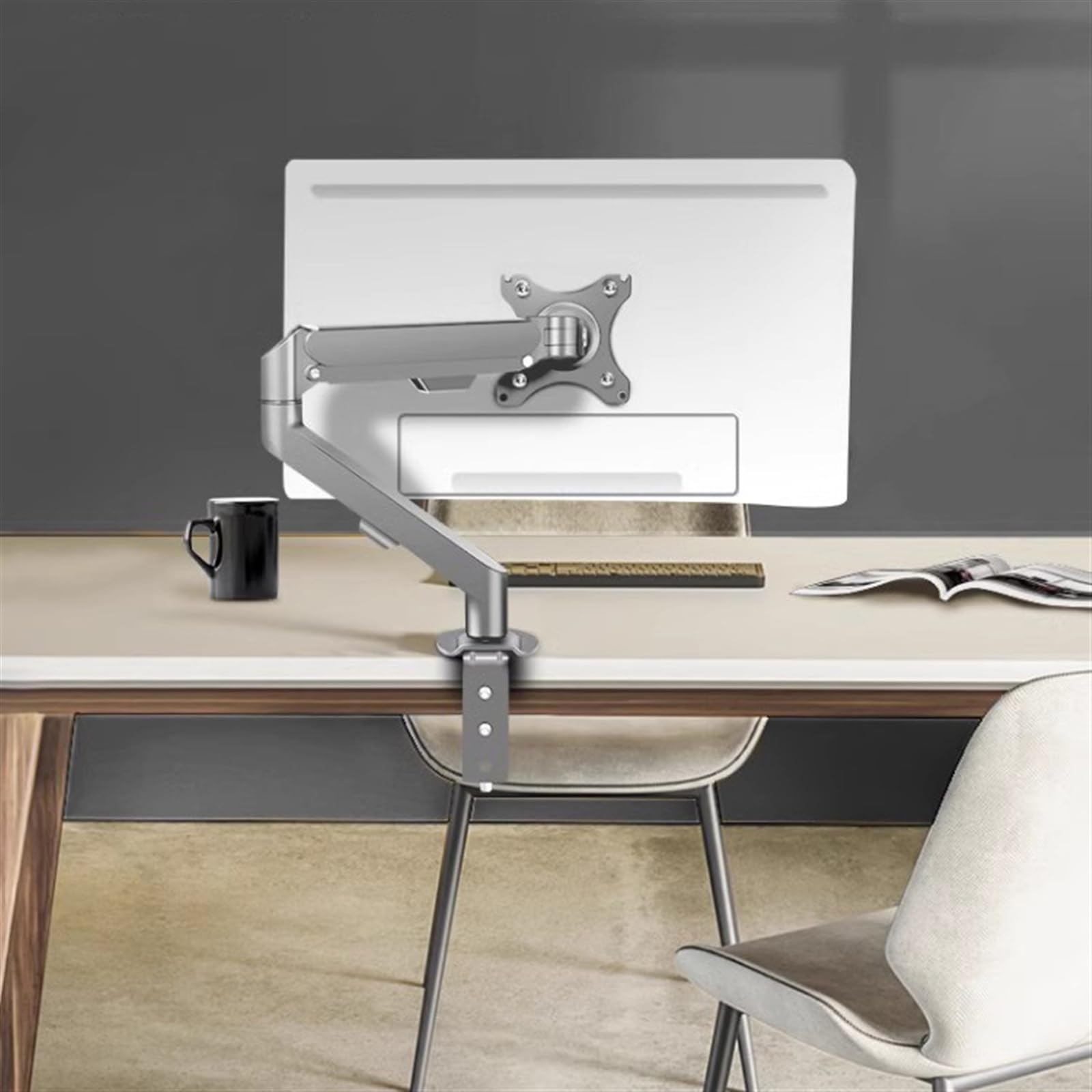 Adjustable Gas Spring Monitor Stand for 17-30