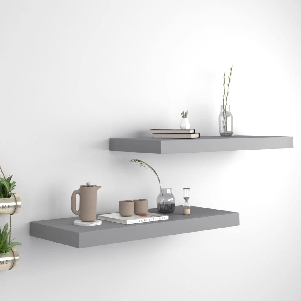 Modern Floating Wall Shelf Set of 2 - 23.6