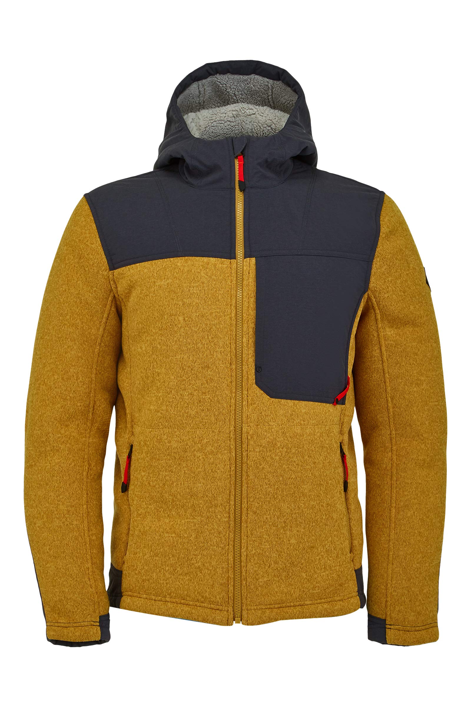 Spyder Men's Alps Full Zip Hoodie - Lightweight Fleece Jacket for Outdoor Activities, Hiking & Casual Wear