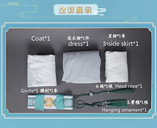 Dream Set Bihai Yuxi Cosplay Costume - Ancient Chinese Style Men's Hanfu Outfit for Cosplay, Halloween, and Themed Parties | Perfect for Anime Conventions, Role-Playing, and Historical Reenactments