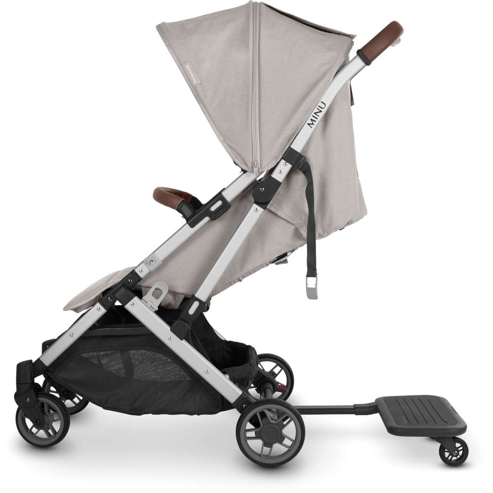 UPPAbaby Minu & Minu V2 Lightweight Stroller with PiggyBack Board - Compact Foldable Travel Stroller for Toddlers & Infants - Perfect for City Walks, Air Travel & Everyday Use