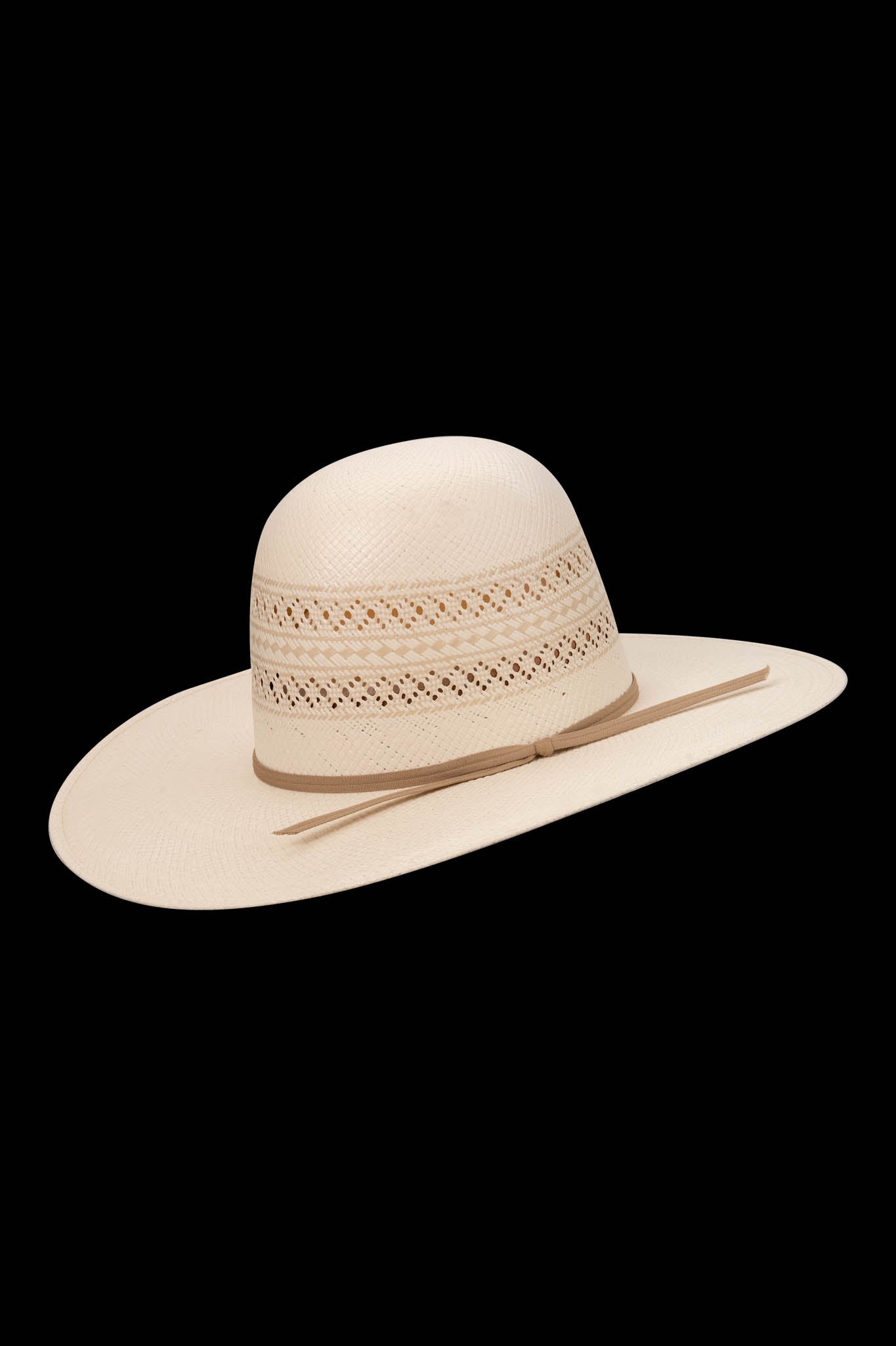 Rock'em 30X Oregon Open Crown Straw Hat for Men - Premium Sun Protection Summer Cowboy Hat for Outdoor, Ranch, Beach & Gardening