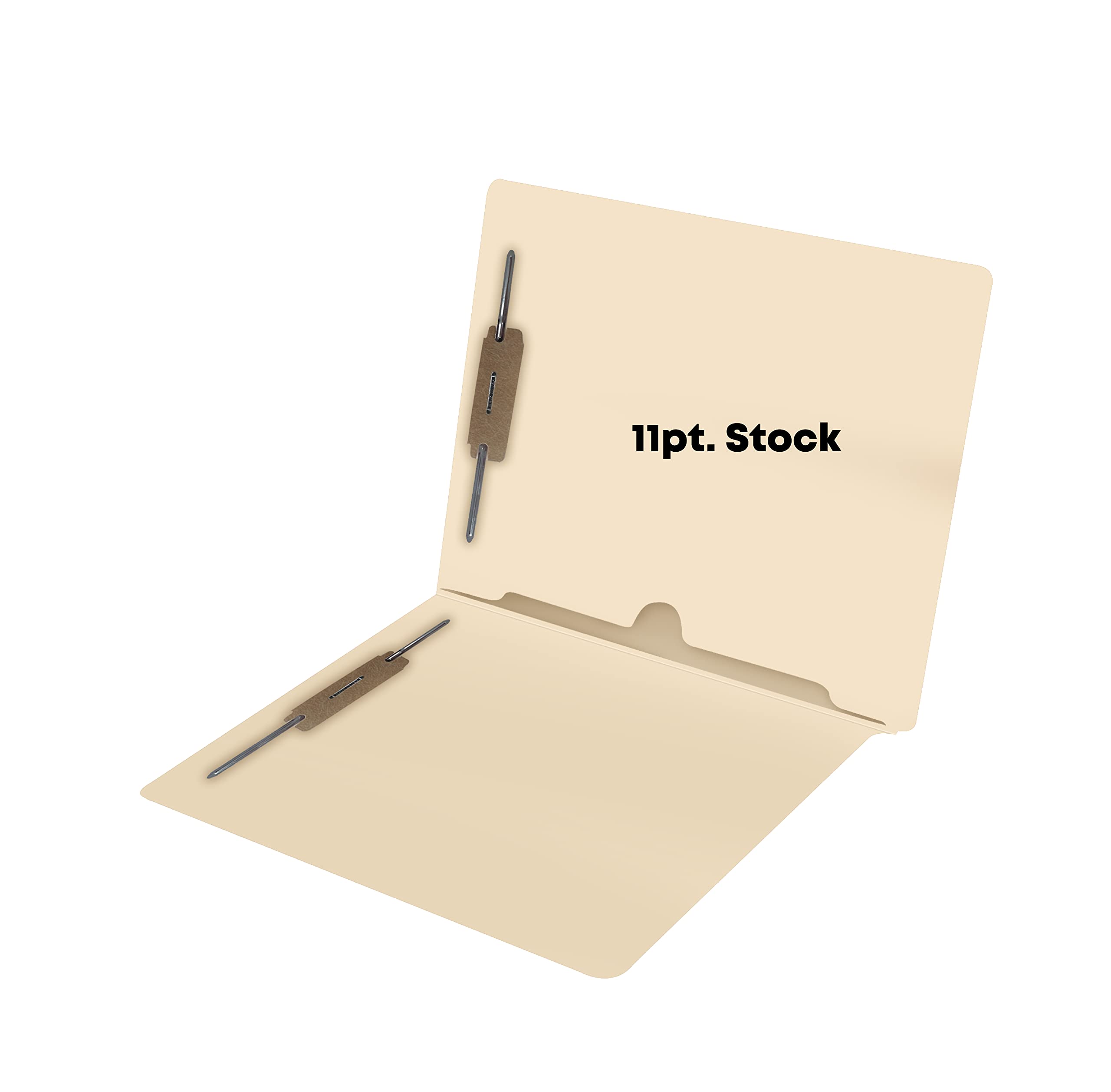 Doctor Stuff Manila Pocket File Folders - Letter Size (8.5 x 11 Inches), 2 Fasteners, 11pt Thick Manila Paper, Pack of 250 - Perfect for Office Organization, School Projects & Document Storage