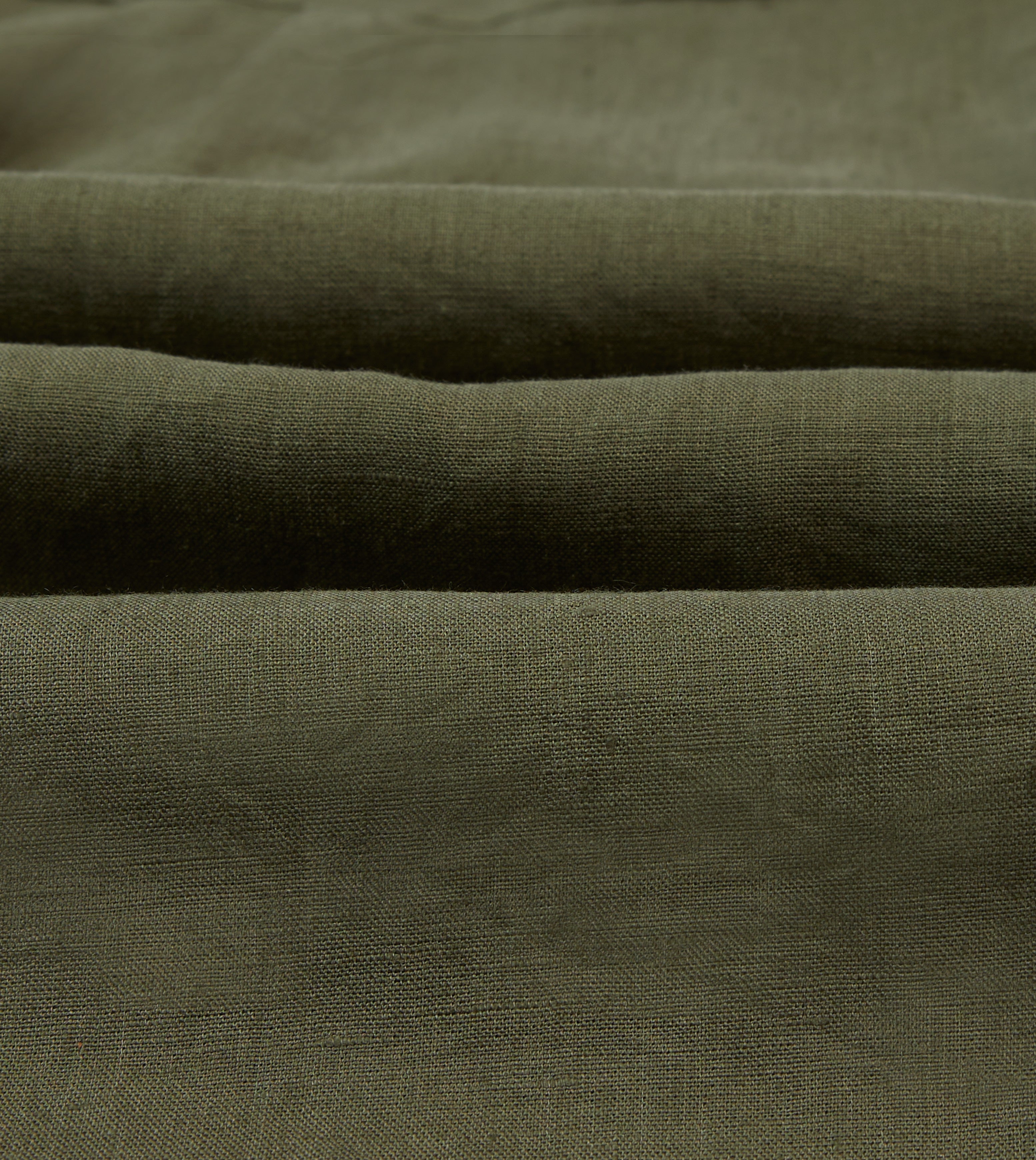 Men's Khaki Linen Camp Collar Long Sleeve Casual Shirt - Perfect for Summer Outfits, Beach Wear and Vacation Style
