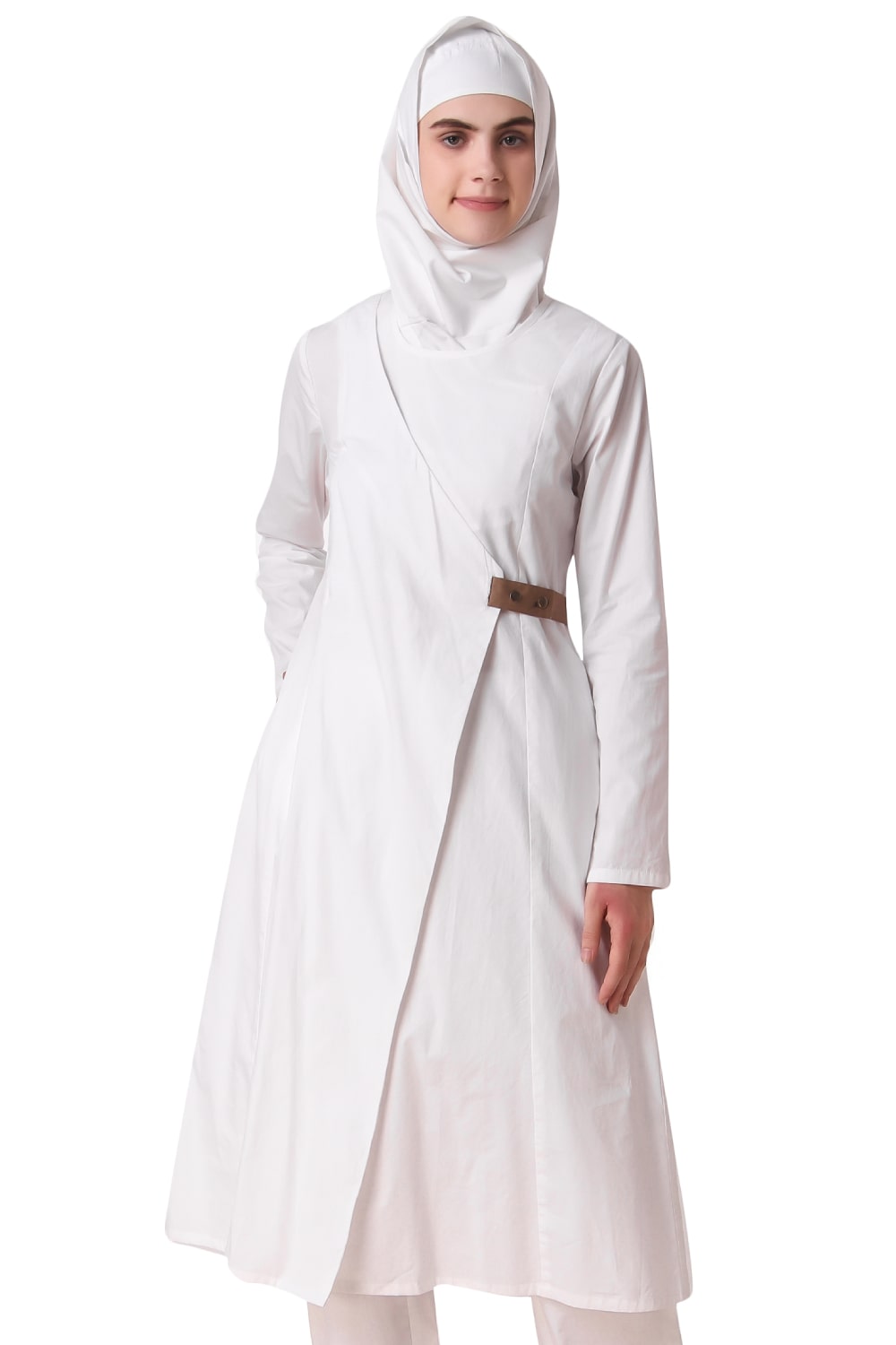 Zuhera Women's Modest Prayer Tunic - Long Sleeve Loose Fit Islamic Dress for Prayer & Daily Wear - Perfect for Mosque, Home Worship & Casual Outings