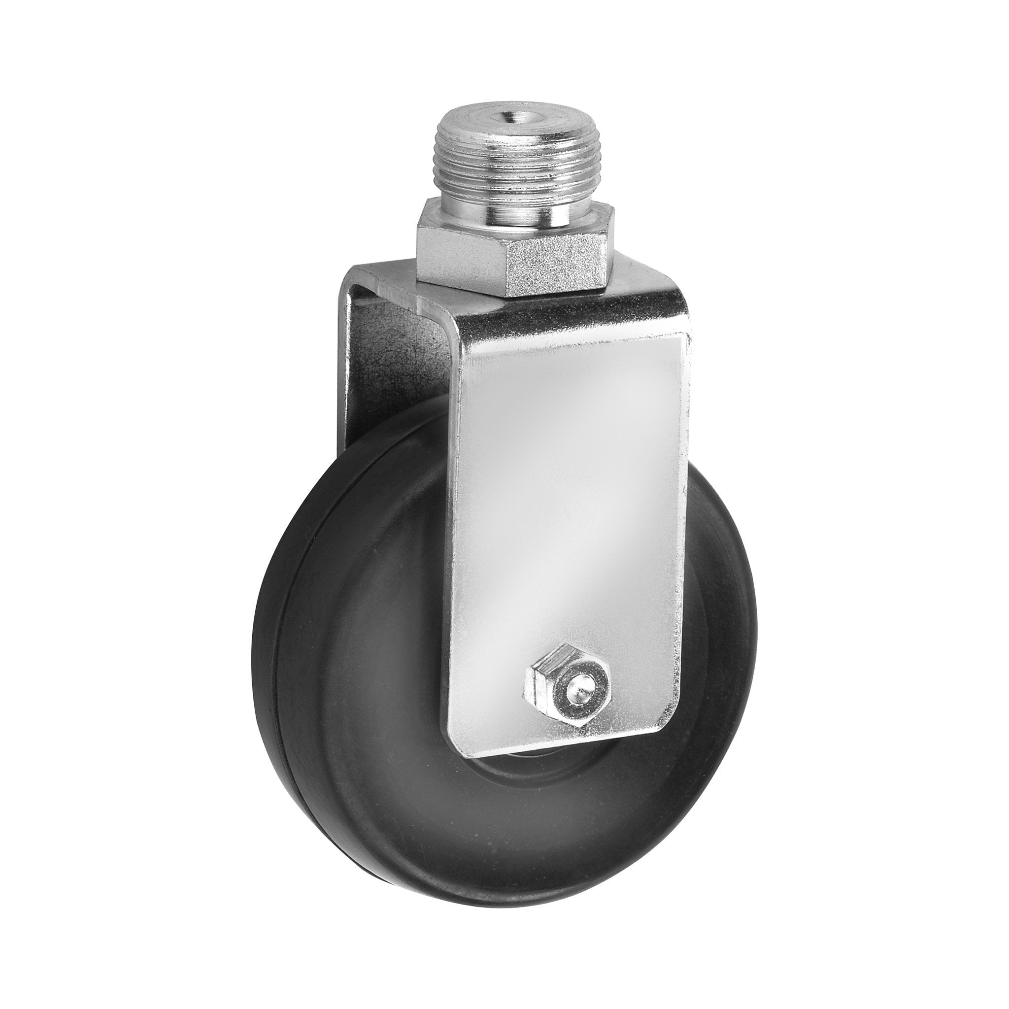 44012 Heavy Duty Rigid Caster Wheels - Industrial Grade for Carts, Dollies & Equipment - Perfect for Warehouses, Workshops & Garage Use