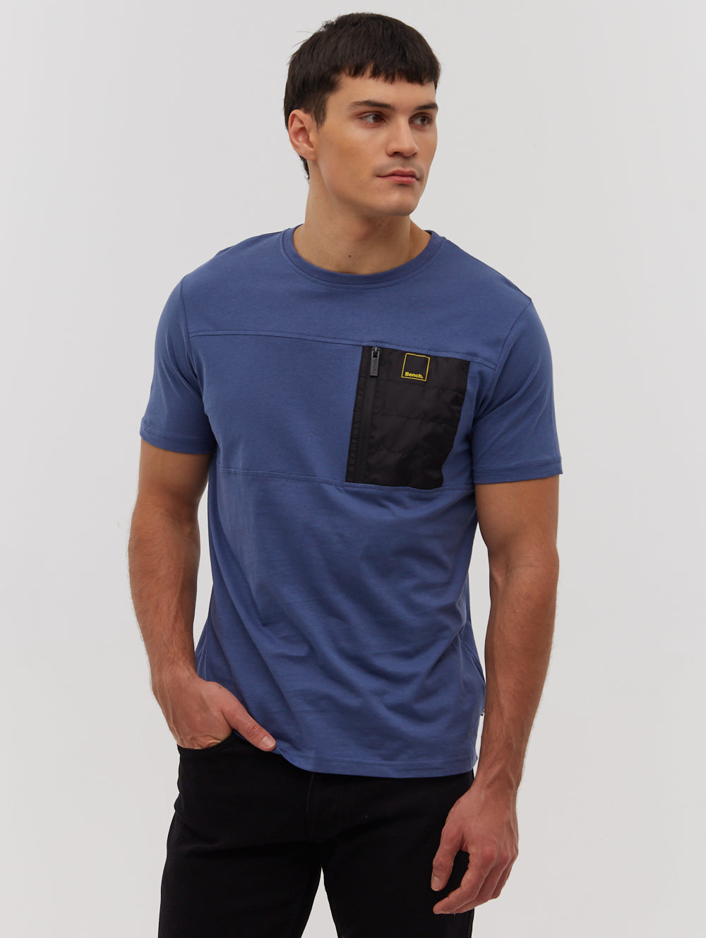 Sandbach Men's Casual Chest Pocket T-Shirt - Comfortable Cotton Tee for Everyday Wear, Work & Outdoor Activities