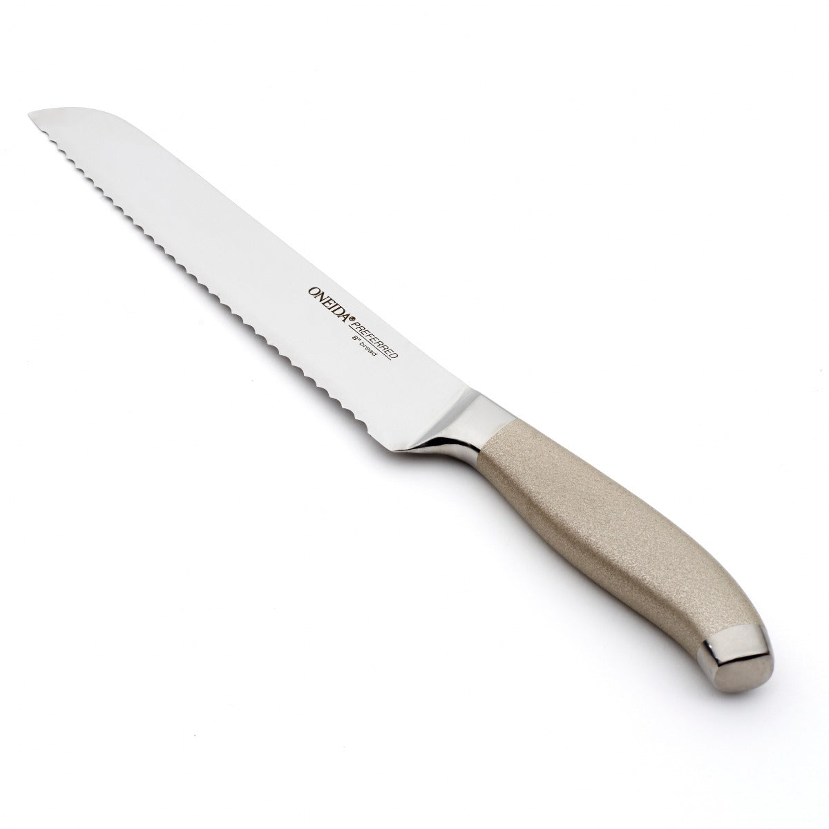 Premium 8-Inch Bread Knife with Blade Guard - Sharp Stainless Steel Serrated Edge for Slicing Bread, Cakes & Pastries - Ideal for Home Bakers & Professional Kitchens