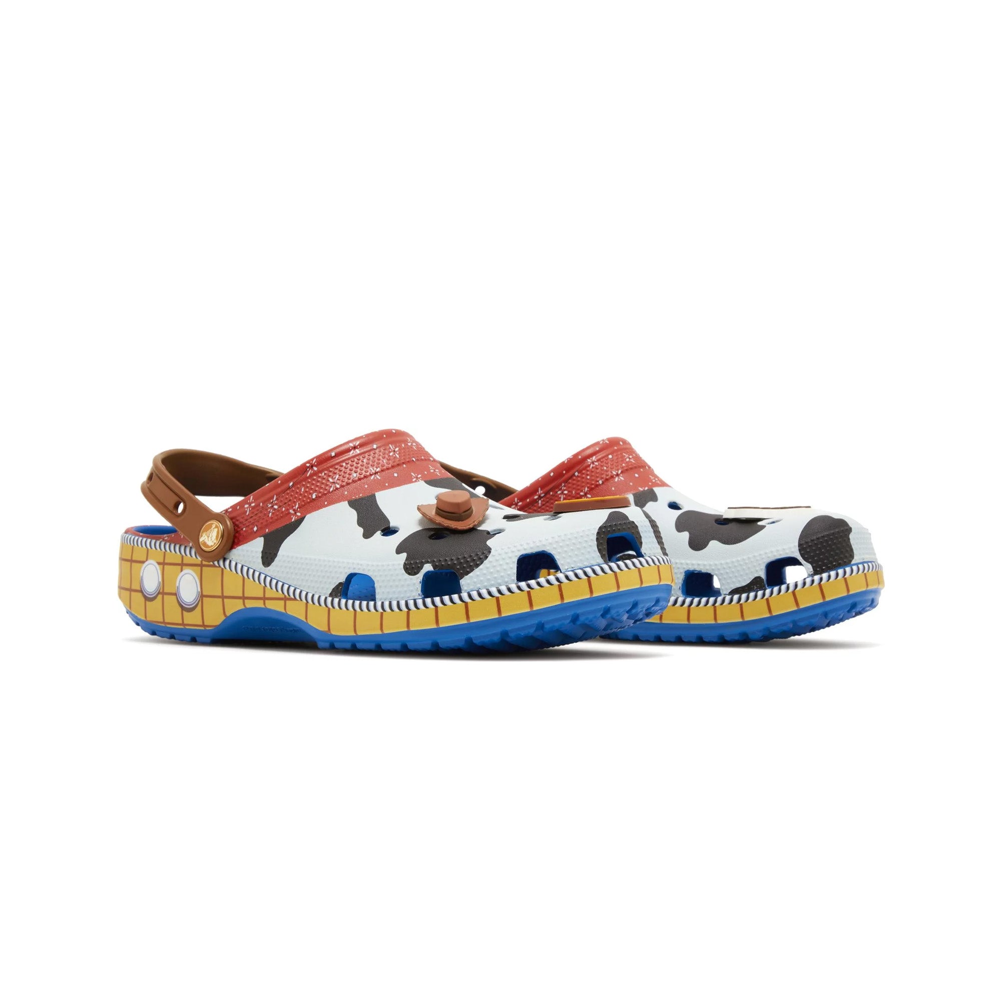 Crocs Classic Clog x Toy Story 'Woody' - Comfortable Lightweight Slip-On Shoes for Men, Women & Kids - Perfect for Casual Wear, Outdoor Activities & Disney Fans (2024)