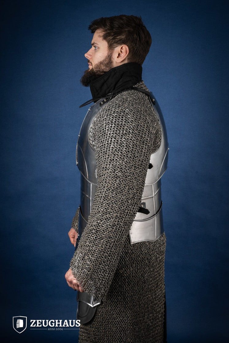 Champion Polished Cuirass Armor - Medieval Knight Costume, LARP Gear & Cosplay Accessory for Renaissance Fairs, Theater Performances and Historical Reenactments