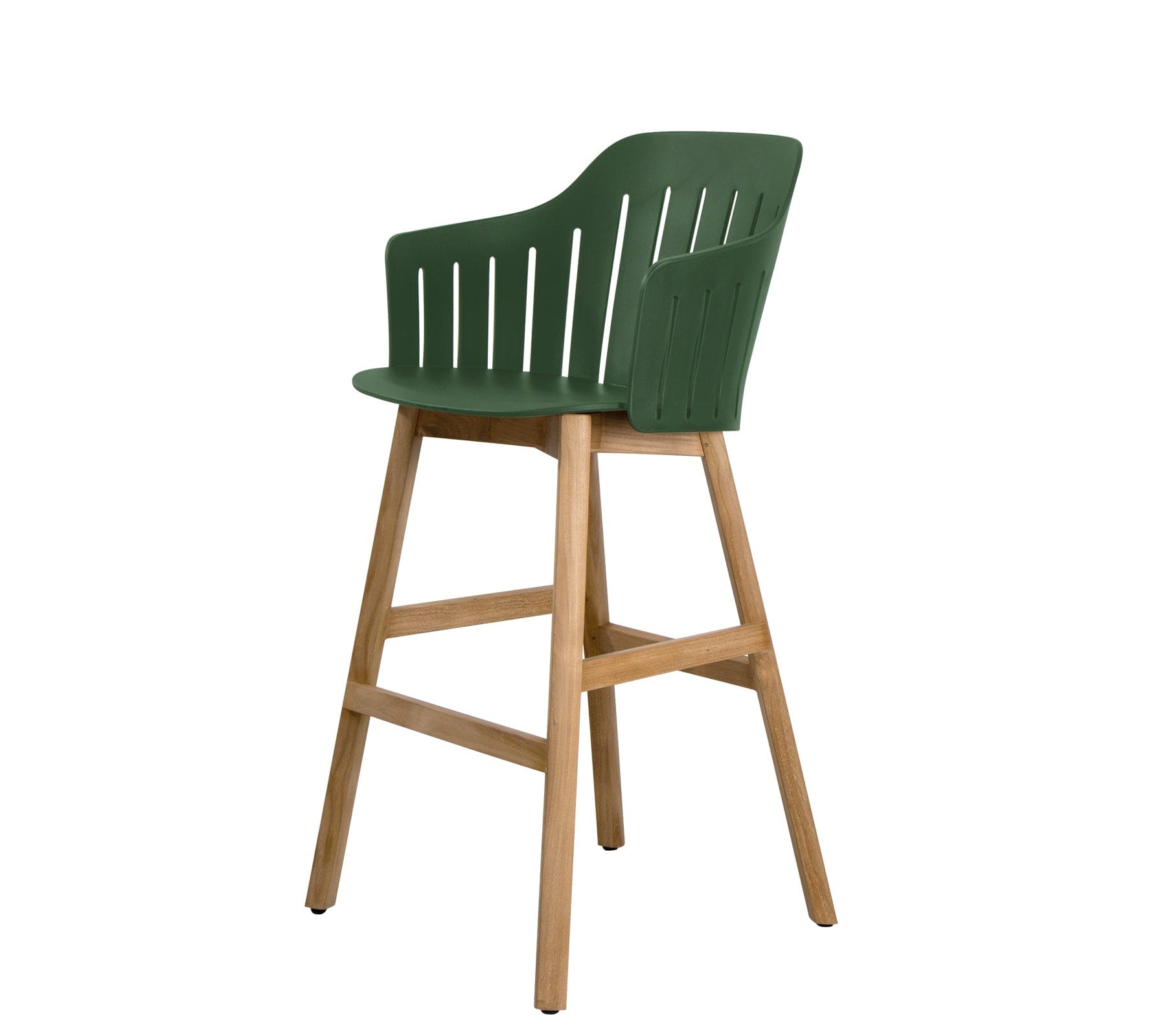 Premium Outdoor Bar Stool - Heavy Duty Patio Bar Chair with Backrest, Weather-Resistant & Comfortable for Garden, Deck, Poolside & Outdoor Dining