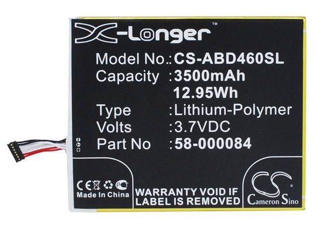 Amazon Kindle Fire HD 7 Battery Replacement - Genuine Sq46cw 58-000084 MC-347993 ST08 Battery for Kindle Fire HD 7