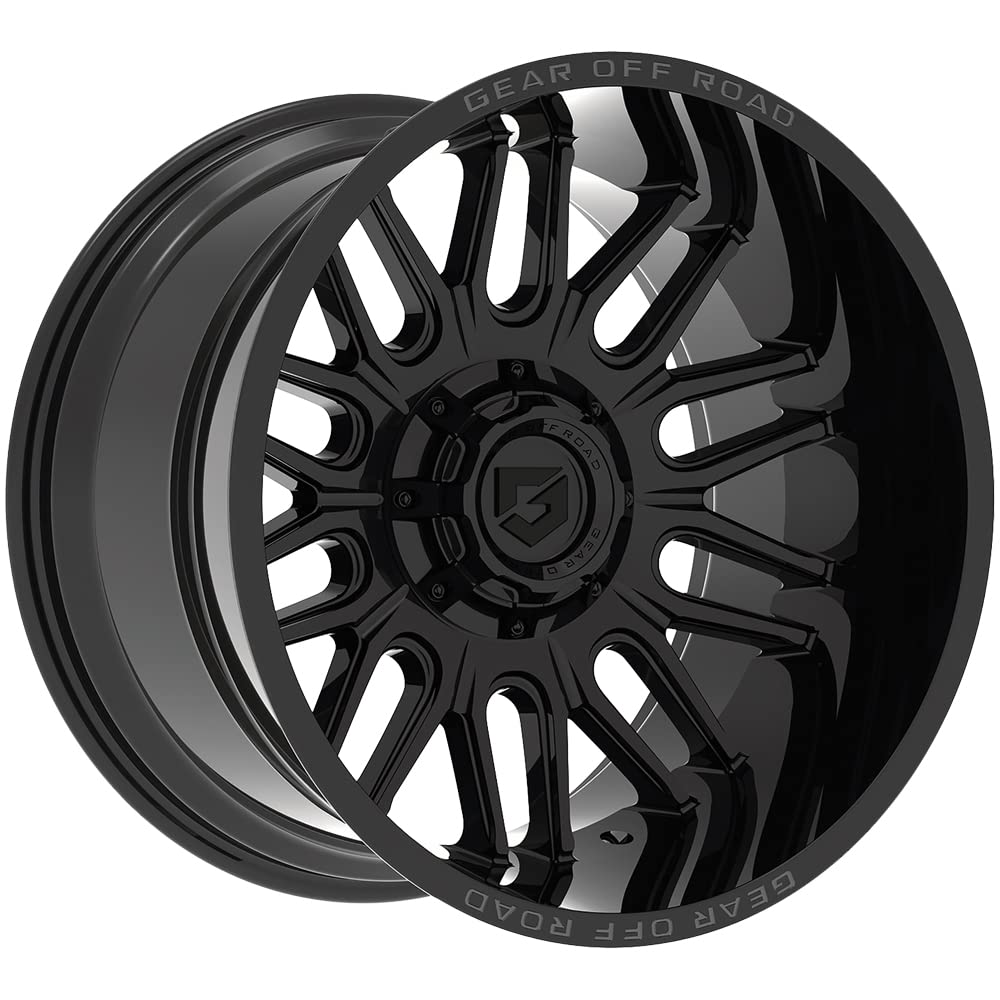 Gear 766B 20x12 Gloss Black Wheel Rim - 6x135/6x5.5
