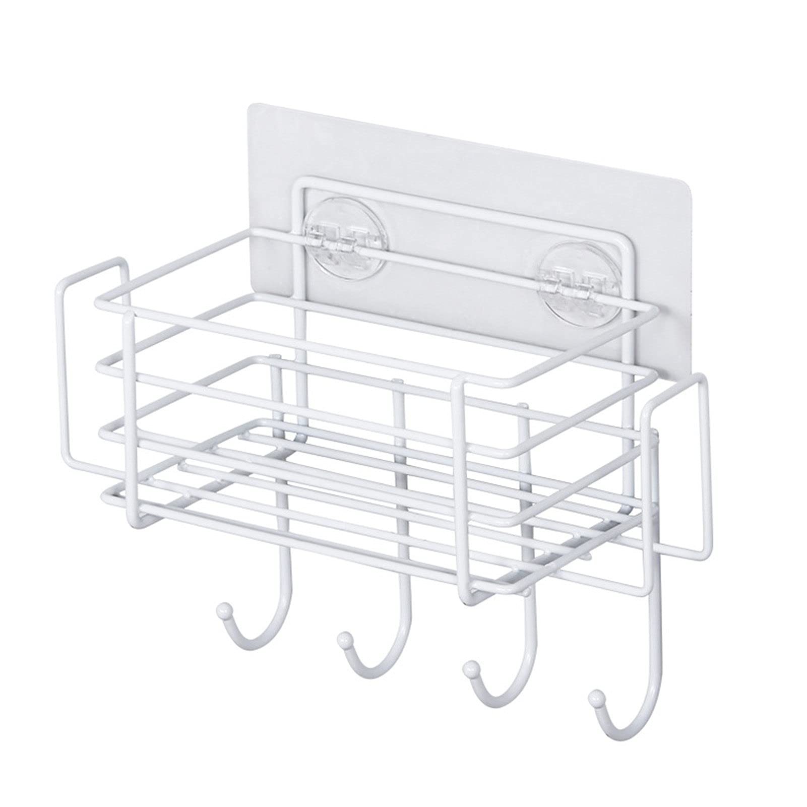 IKAXIYO Stainless Steel Kitchen Sink Organizer - Multi-Functional Countertop Storage Rack with Rust-Proof Design | Perfect for Small Kitchen Spaces, Dish Drying, and Utensil Organization