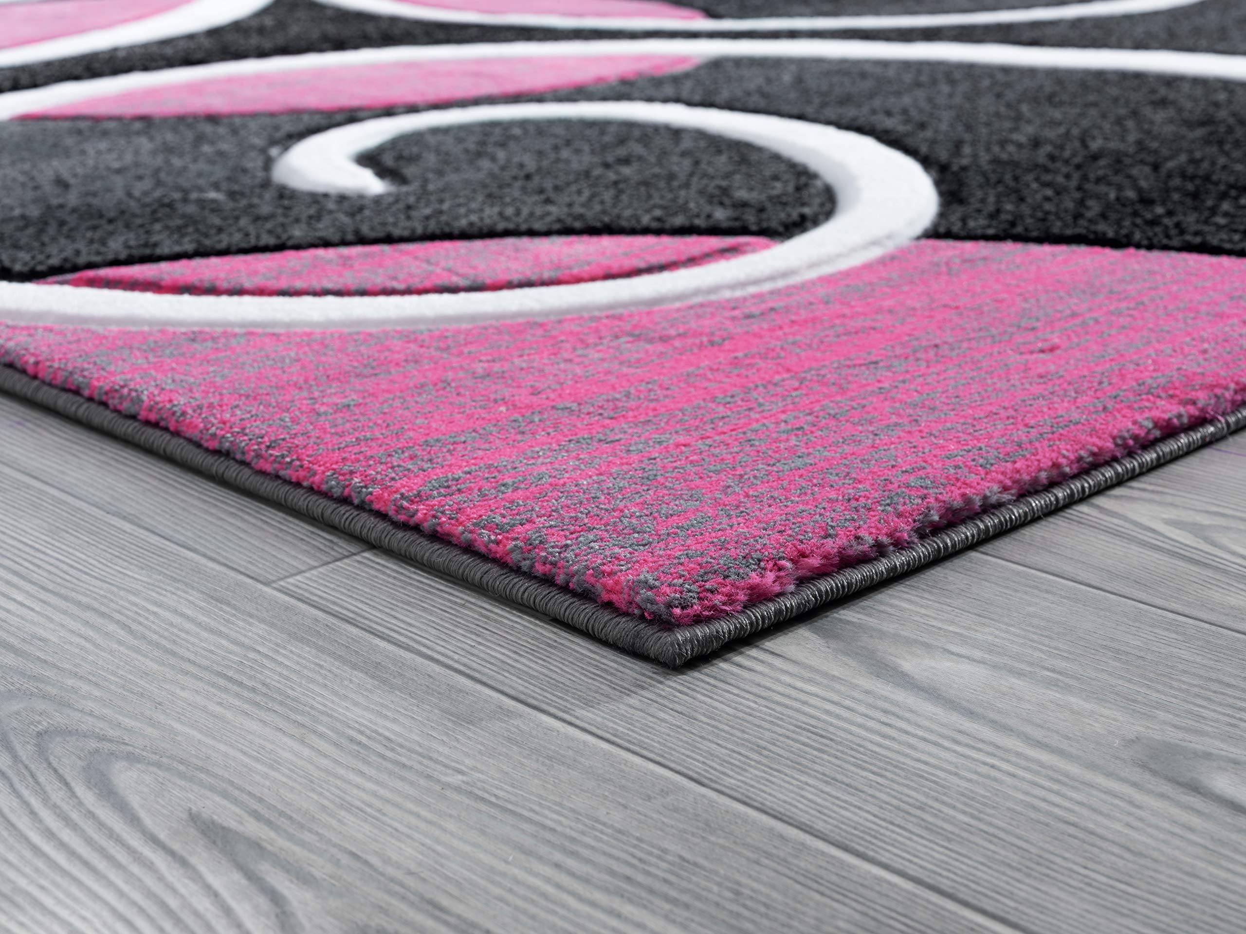 United Weavers of America Bristol Riley Pink Area Rug 5'3