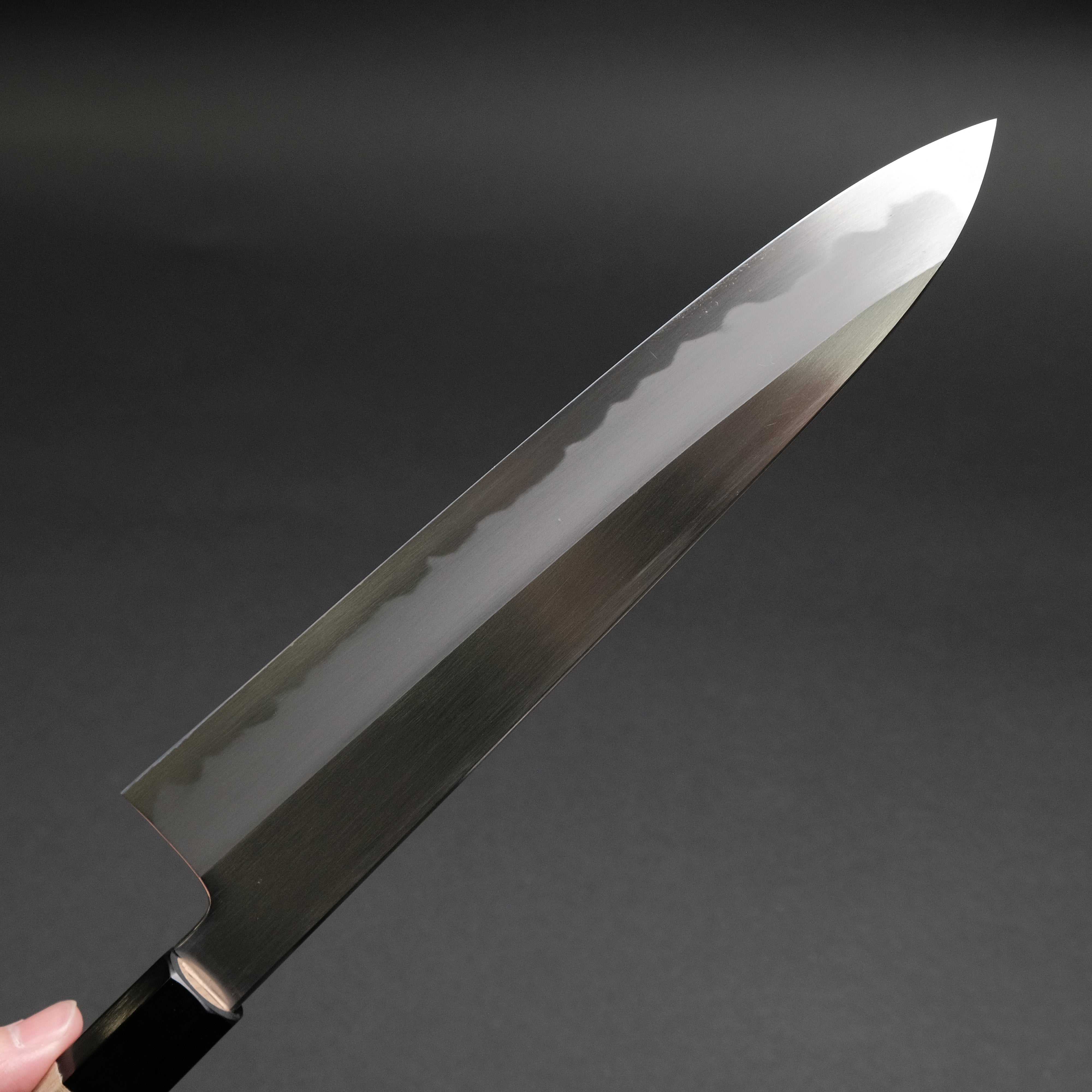 Hitohira Kikuchiyo Ren White #2 Gyuto 240mm Japanese Chef Knife with Ho Wood Handle - Perfect for Sushi, Meat Cutting & Professional Kitchen Use