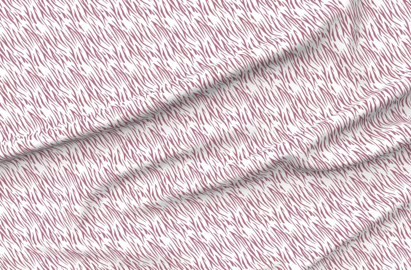 Tiger Stripes Dark Mauve Woodland Animals Nursery Fabric - Safari Zoo Printed Upholstery Velvet by The Yard for Home Decor, Furniture & Apparel | Perfect for Nursery Curtains, Throw Pillows & DIY Crafts