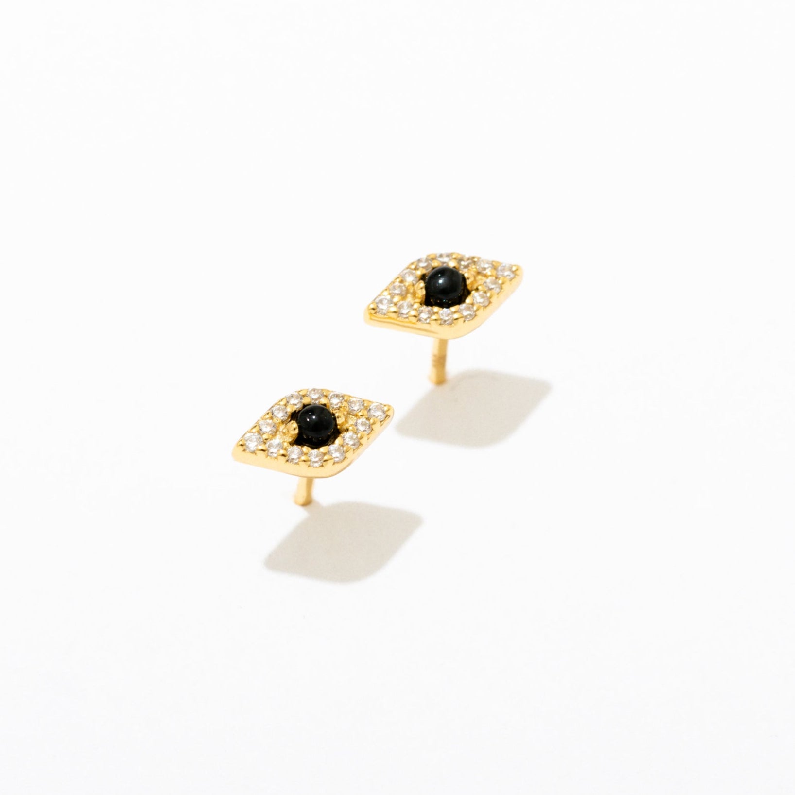 Evil Eye Stud Earrings for Women - Protection Jewelry, Hypoallergenic Stainless Steel - Perfect for Everyday Wear, Gifts & Spiritual Healing