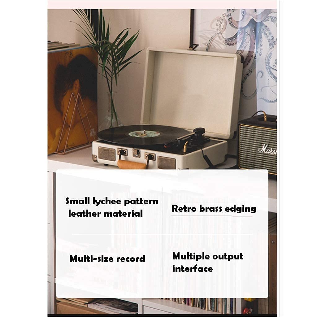 MaGiLL Retro Bluetooth Record Player Briefcase - Portable Vinyl & Bluetooth Speaker for Home, Office & Travel | Enjoy Music Anywhere
