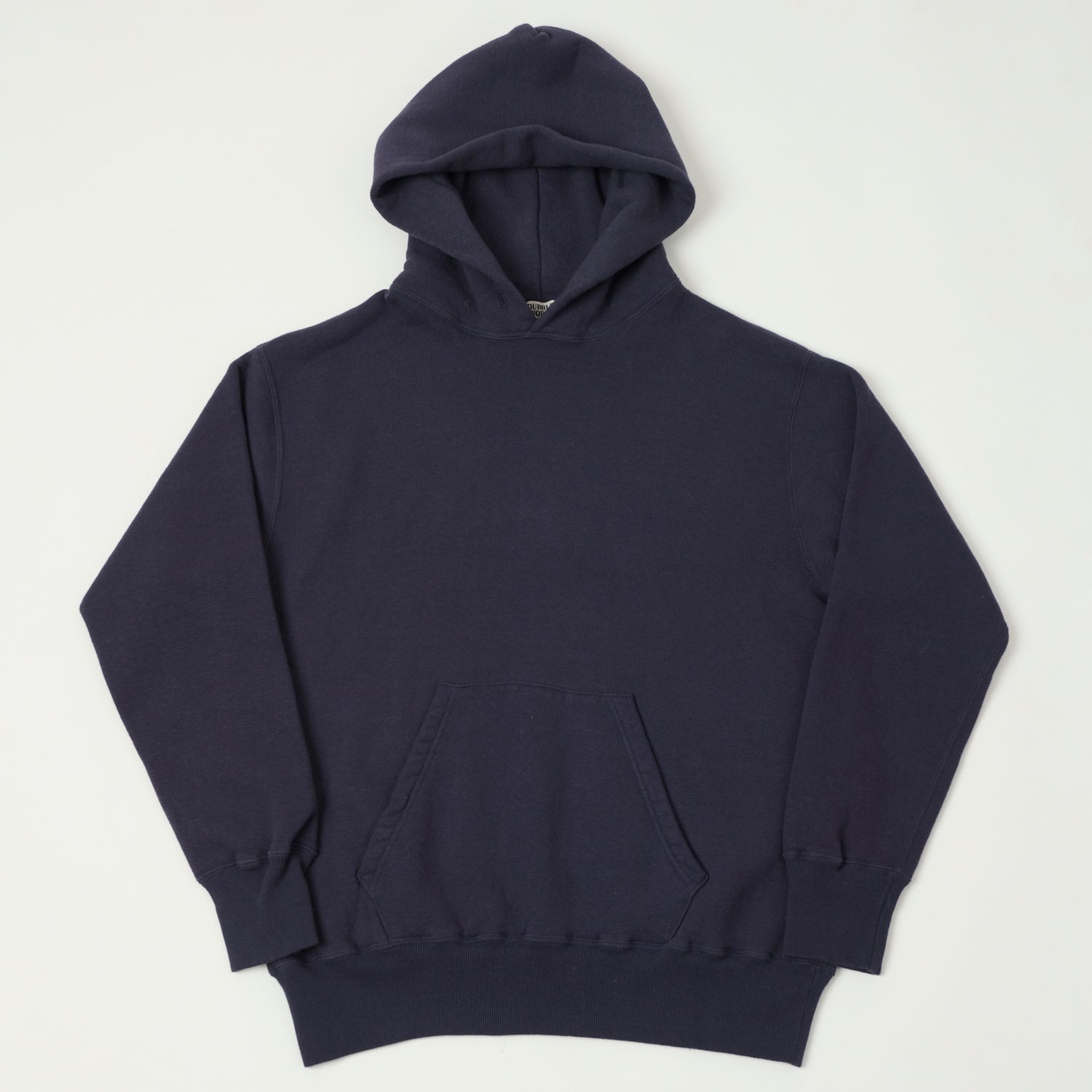 Dubbleworks Tsuriami Sweat Hoodie for Men & Women - Navy Blue Pullover Fleece Hooded Sweatshirt for Casual Wear, Street Fashion & Outdoor Activities