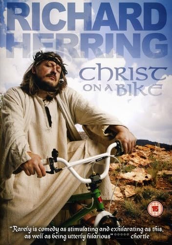 Christ on a Bike - Religious Cycling T-Shirt for Christian Bikers & Outdoor Enthusiasts | Perfect for Church Events, Cycling Trips & Faith-Based Gatherings