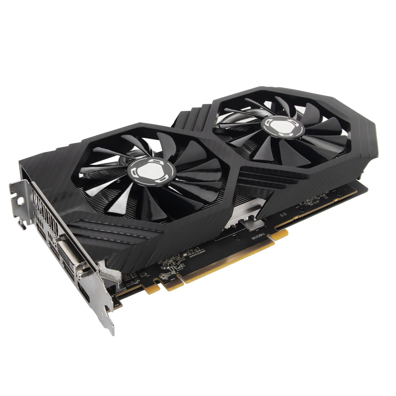 VBESTLIFE RX 590 8GB GDDR5 256-bit Gaming Graphics Card with Dual Fans | 1460MHz Core Clock, 8000MHz Memory | PCIe 3.0, DVI/HDMI/DP Ports | Perfect for 1080p Gaming, Video Editing & Crypto Mining
