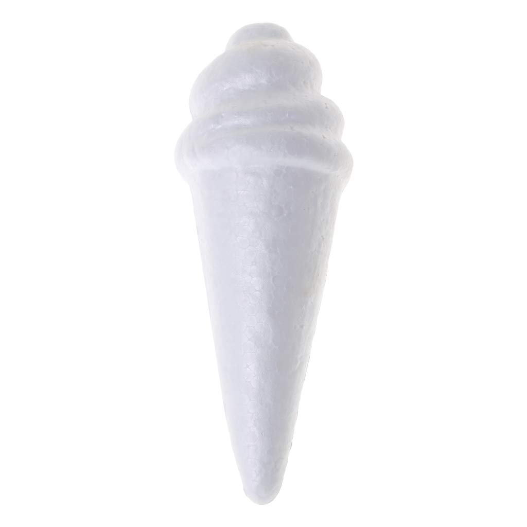 SOFEA Styrofoam Cake Dummy for Wedding Decor - Foam Modeling Base for Ice Cream Shapes, Sugarcraft Flowers & Cake Assembly (Ideal for Wedding Cakes, Birthday Parties & Baking Displays)