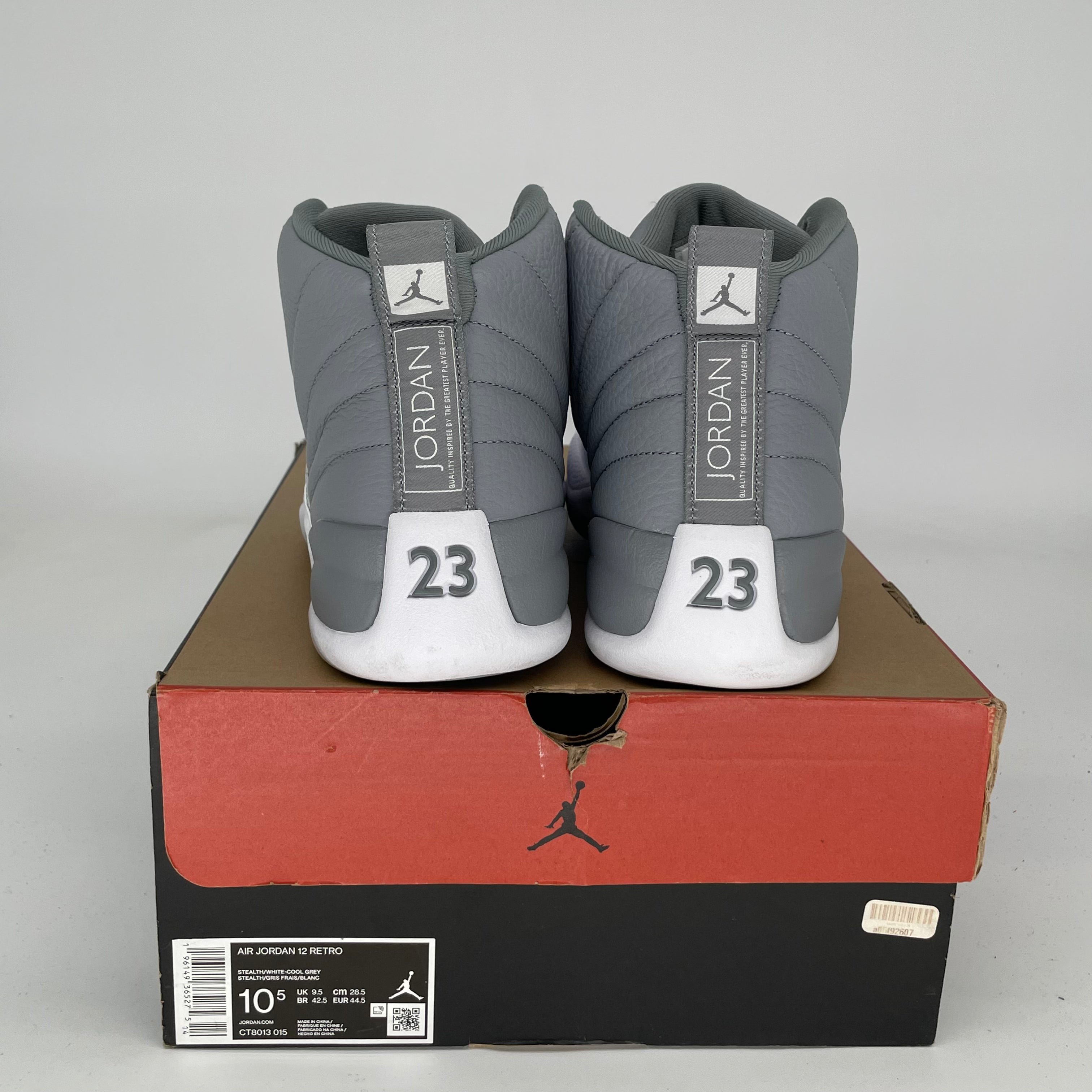 AIR JORDAN 12 STEALTH Men's Basketball Shoes - Size 10.5 (CT8013-015) | Retro Sneakers for Streetwear, Gym & Casual Outfits