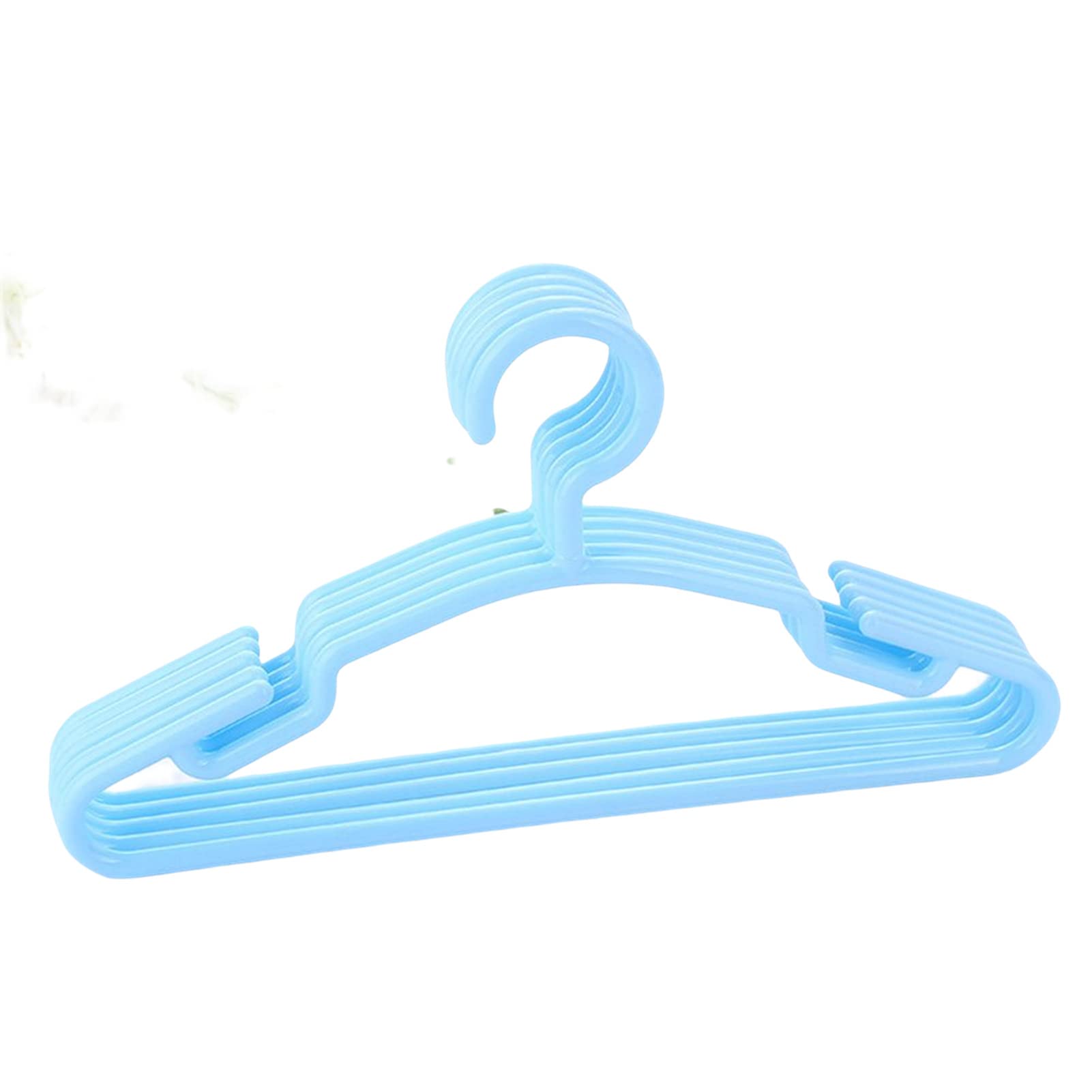 10PCS Kids Clothes Hangers - Durable Plastic Non-Slip Coat Hangers for Nursery & Closet Organization (Multiple Colors) | Perfect for Toddler Clothes, Baby Wardrobes & Children's Room Storage