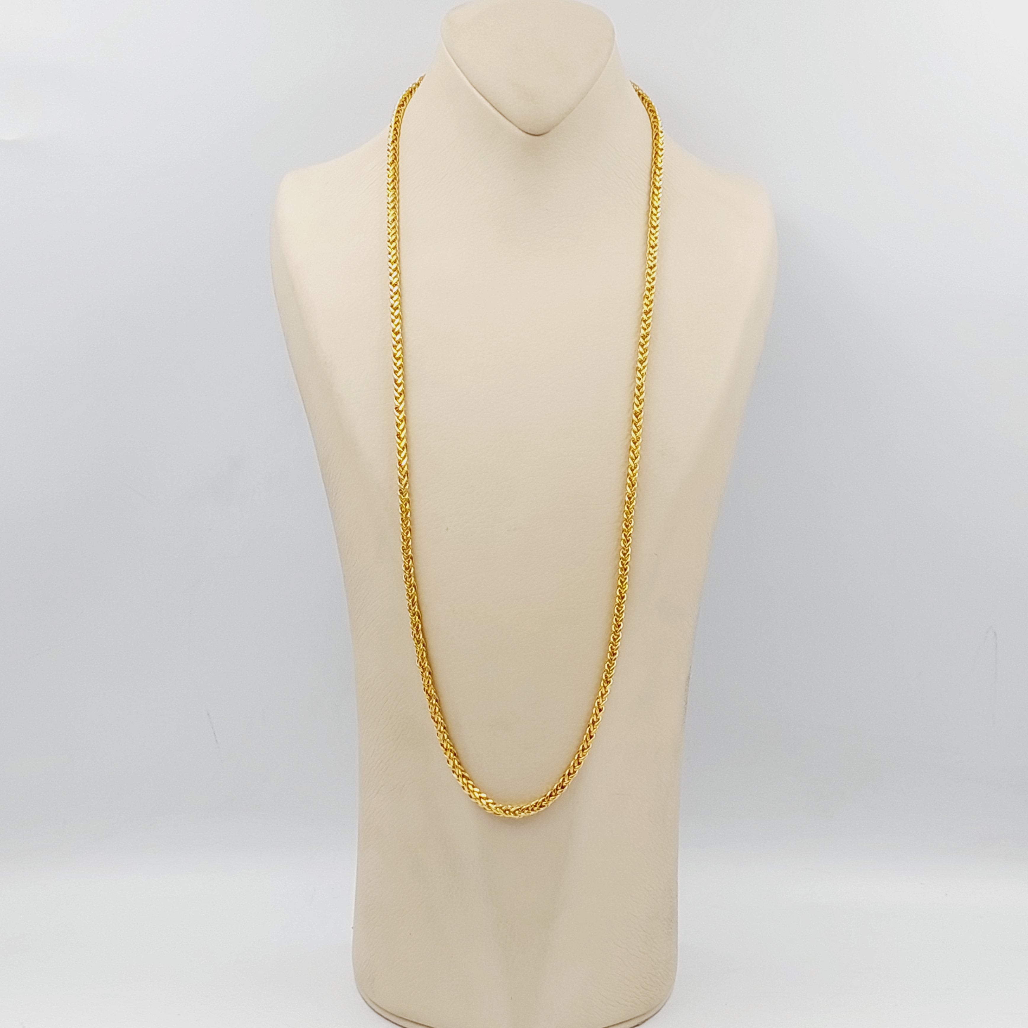 4mm Franco Chain Necklace for Women - Dainty Gold Cuban Link Chain for Layering & Everyday Wear - Perfect for Gifts, Parties & Casual Outfits