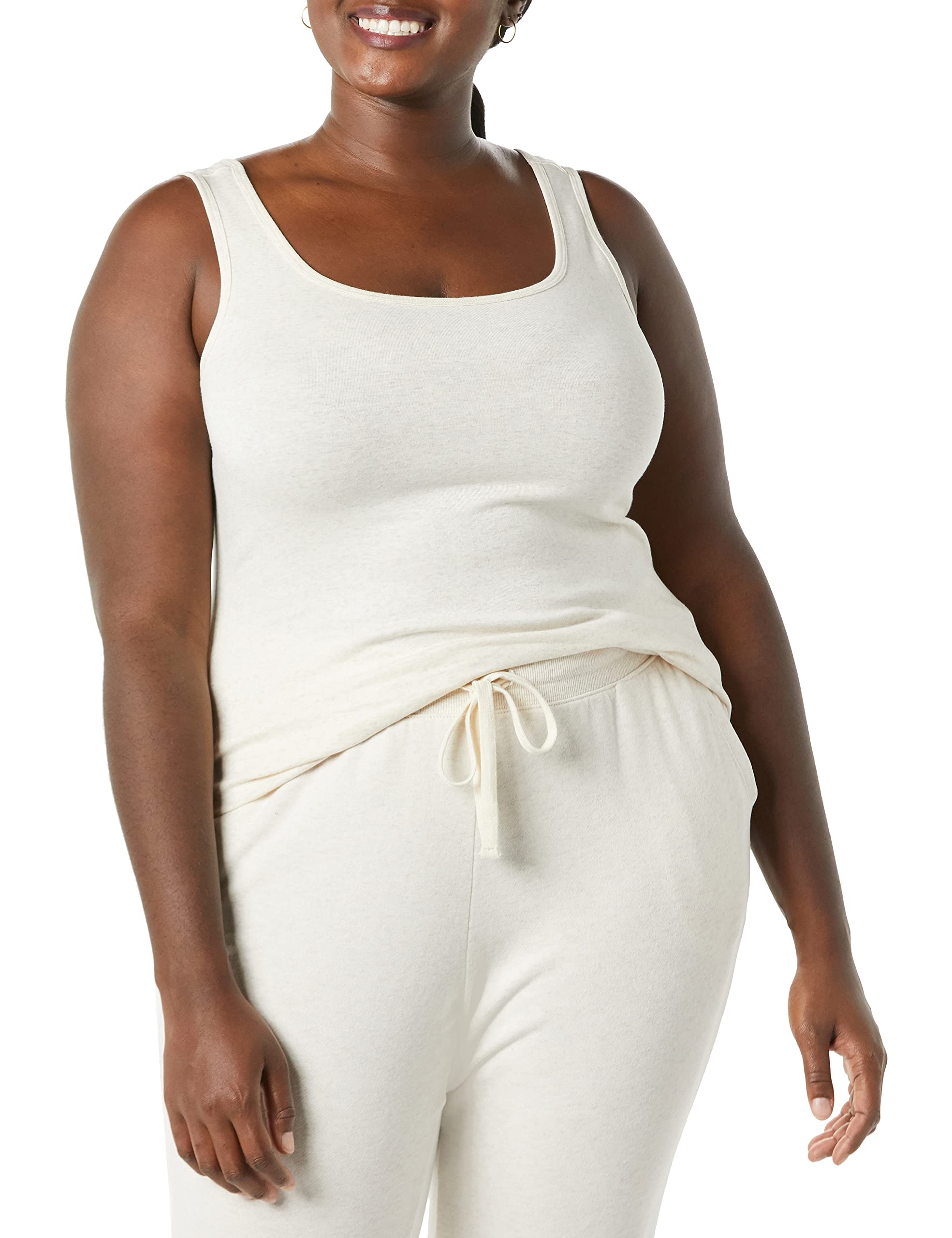 Amazon Essentials Women's Plus Size Tank Tops Multipack - Soft Stretch Camisoles for Everyday Wear, Layering & Summer Outfits