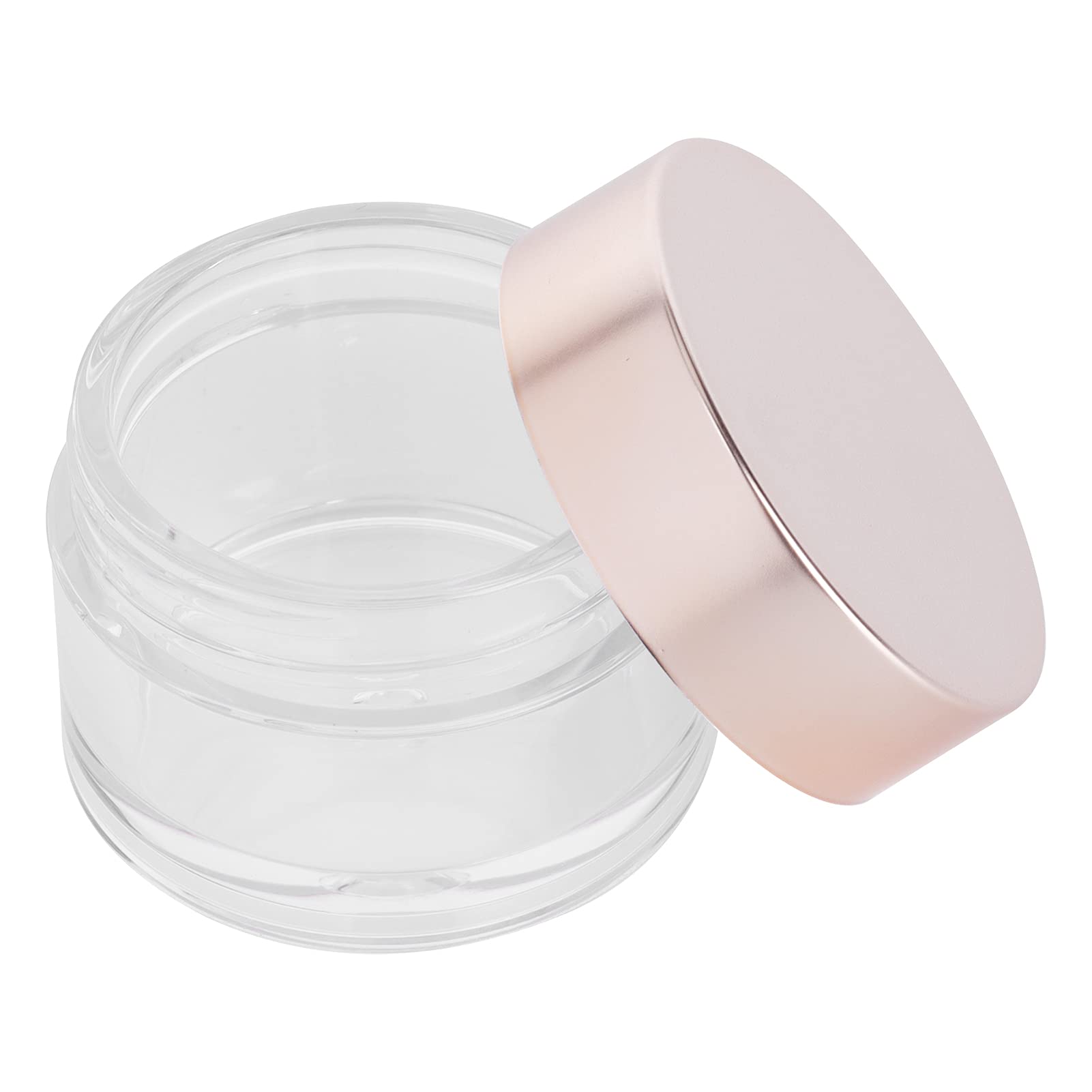 2-Pack Reusable Cosmetic Containers with Wide Mouth - 10pcs Travel-Sized Portable Jars for Makeup, Jewelry & Toiletries - Perfect for Travel, Organizing & On-the-Go Storage