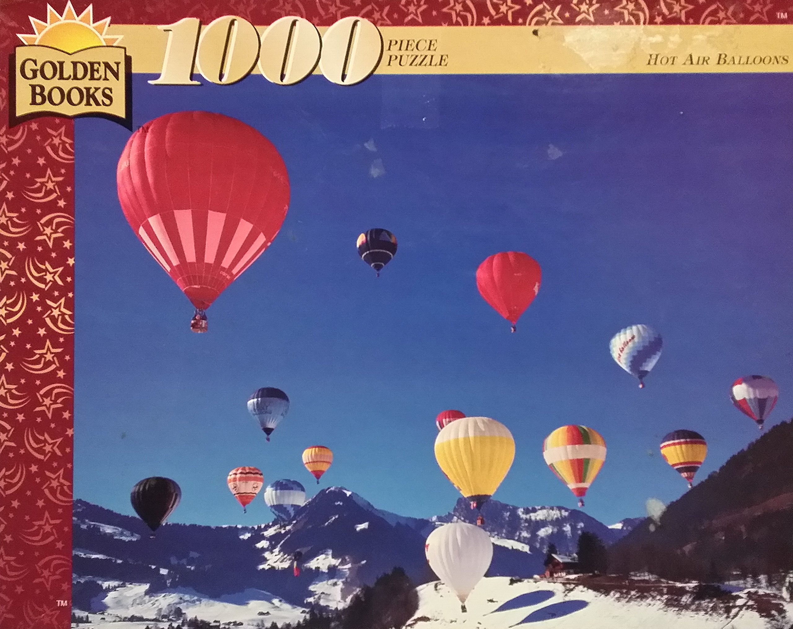 Golden Books 1000 Piece Hot Air Balloon Jigsaw Puzzle – Challenging Adult Puzzle for Relaxation & Stress Relief | Perfect for Family Game Night & Home Decor