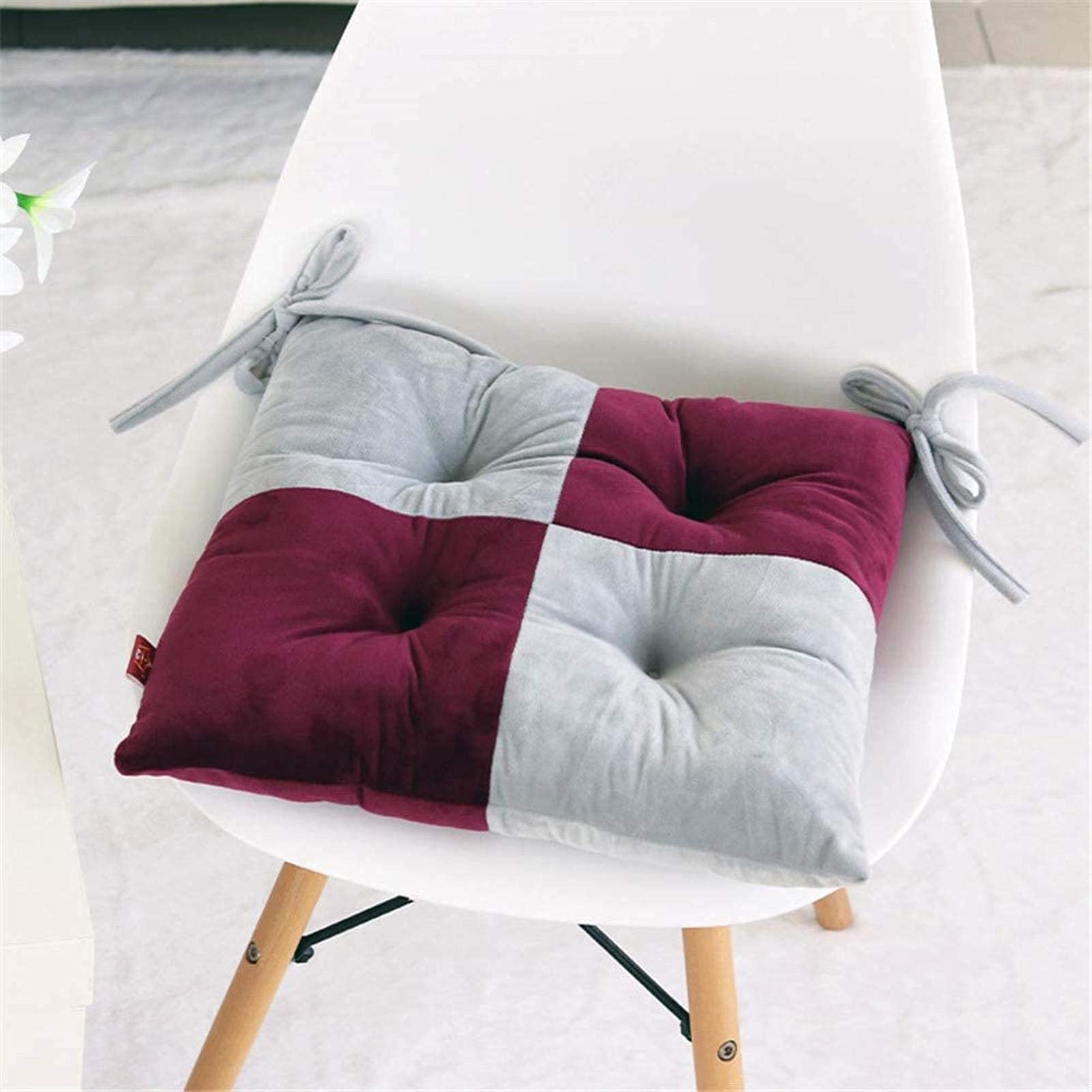Premium Set of 2 Garden Chair Cushions with Ties - 16