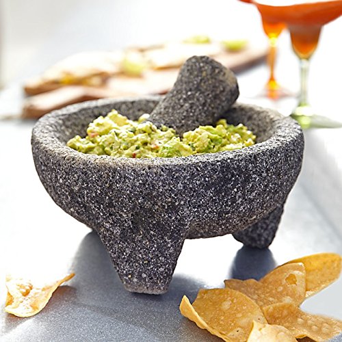Authentic Mexican Lava Rock Molcajete & Tejolote - 8