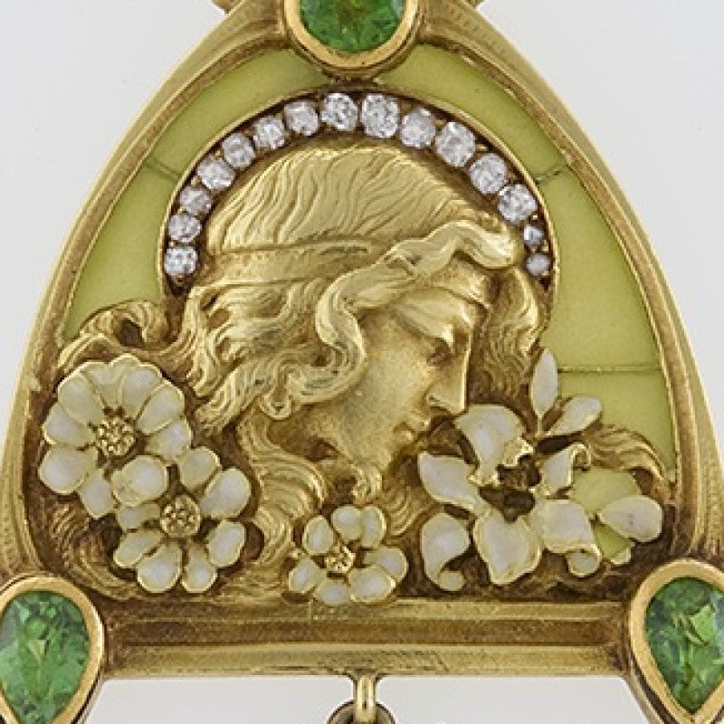 Exquisite Plique à Jour Enamel 