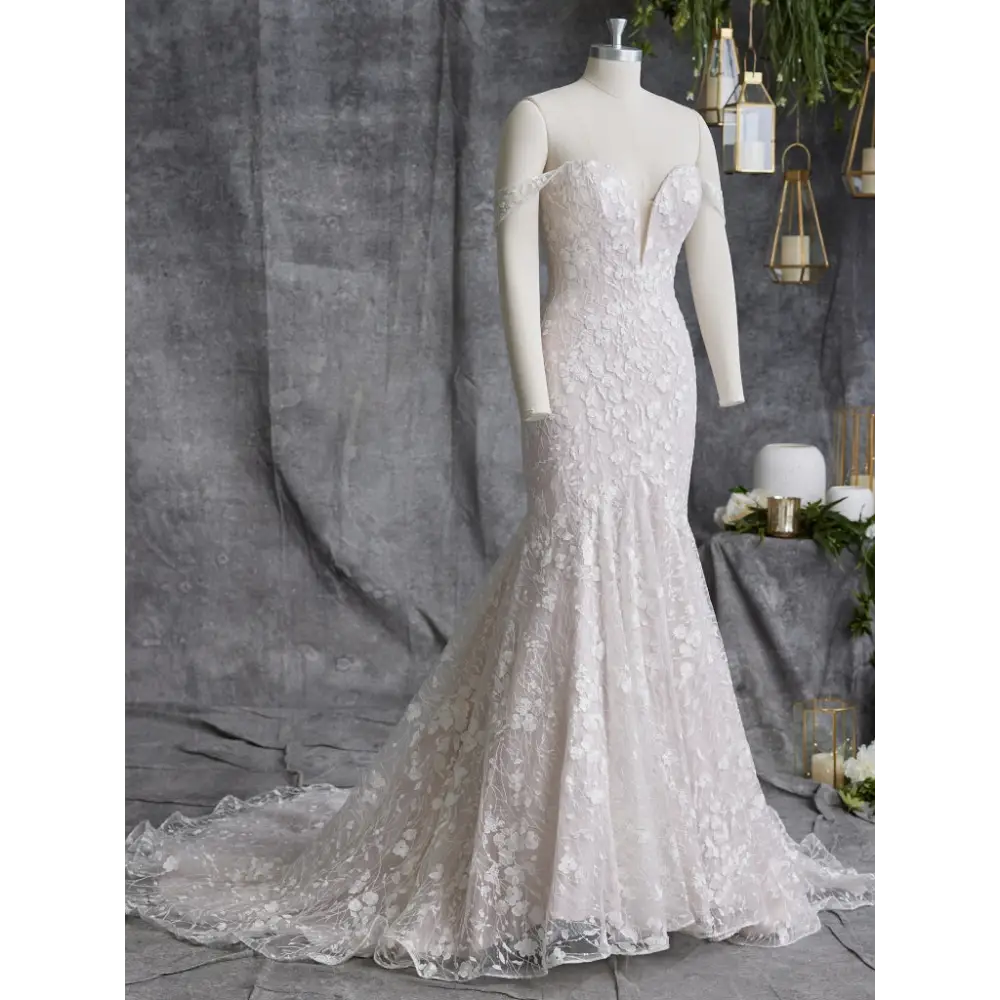 Grace by Maggie Sottero Elegant Lace Wedding Dress - Perfect for Bridal Ceremonies, Vow Renewals & Formal Events