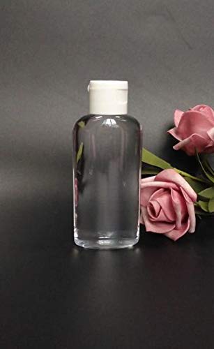 50ml Empty Clear Plastic Refillable Travel Bottles - Leak Proof Squeeze Cosmetic Containers with Flip Cap for Shampoo, Lotion, Toiletries - Perfect for Travel, Gym, Home & DIY Projects (Pack of 50)