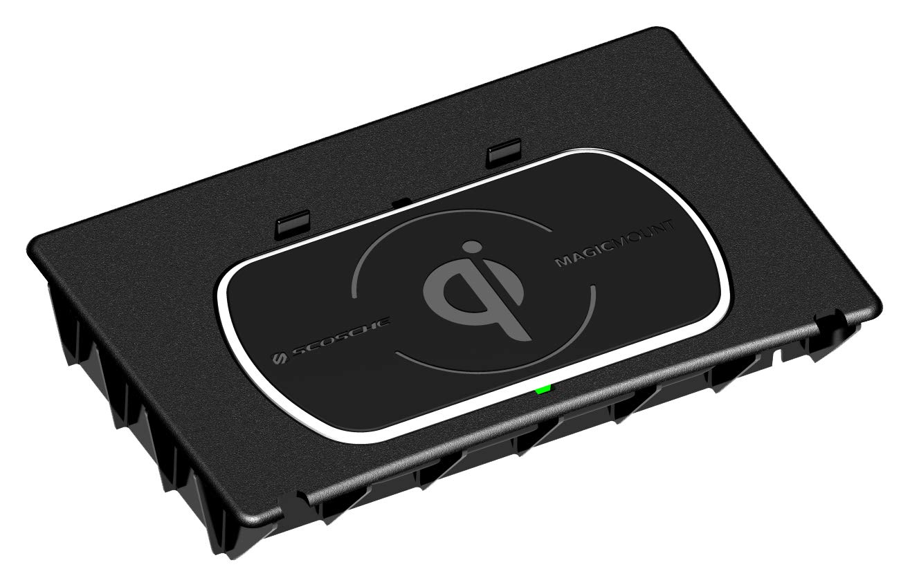 Scosche MagicMount Qi 10W Charger for Ford Fusion - Magnetic Phone Mount for Driving